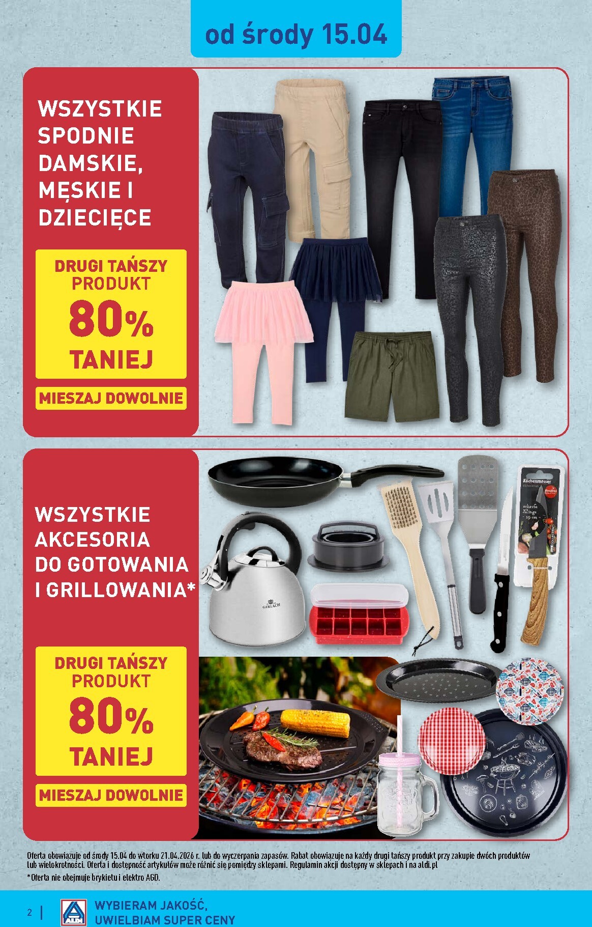 aldi - Nowa gazetka ALDI - Sportowa Moda ważna od 15.04.2026 do 18.04.2026 - page: 2