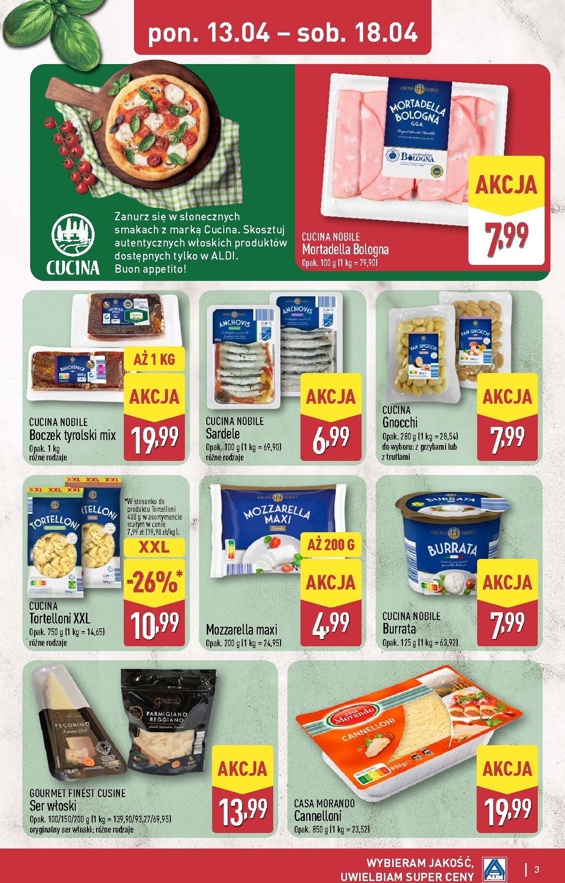 aldi - Nowa gazetka ALDI - Smakowita podróż do Włoch ważna od 13.04.2026 do 18.04.2026 - page: 3