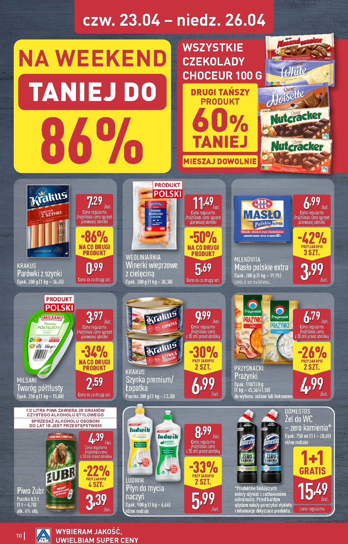 aldi - Nowa gazetka ALDI - Weekend ważna od 23.04.2026 do 26.04.2026 - page: 10