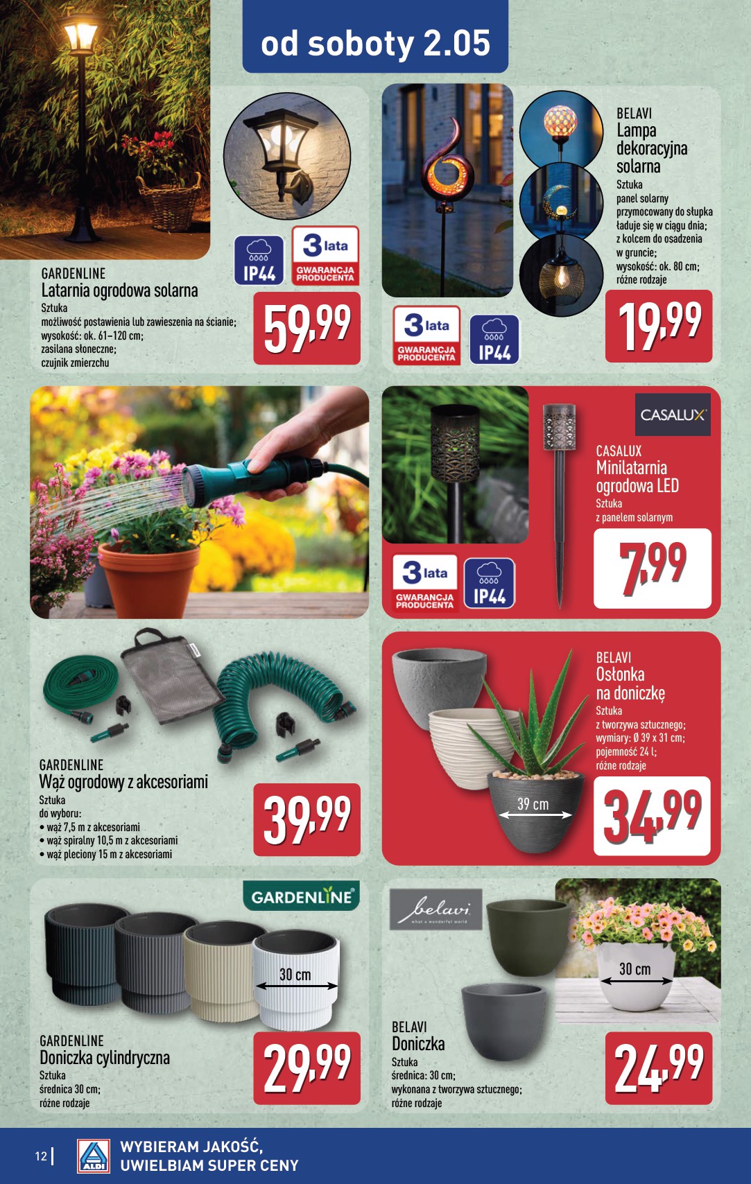 aldi - Nowa gazetka ALDI - Artykuły przemysłowe i tekstylia ważna od 29.04.2026 do 02.05.2026 - page: 12