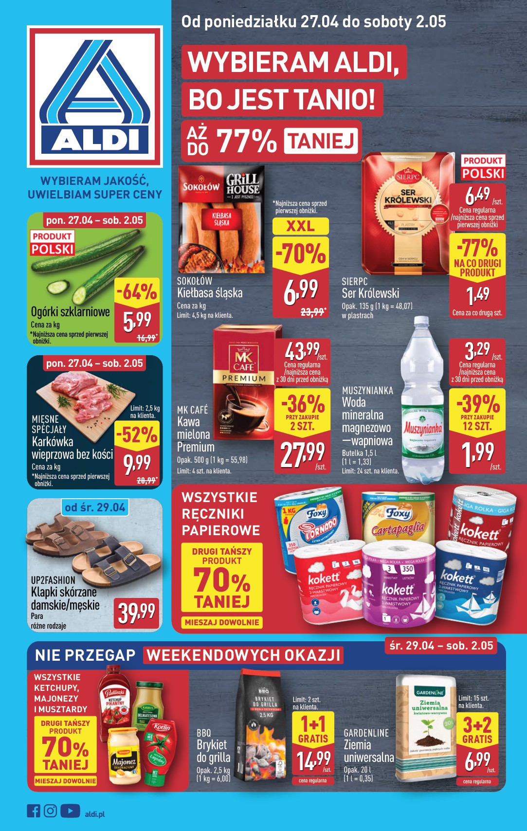 aldi - Aktualna gazetka ALDI ważna od 27.04.2026 do 02.05.2026
