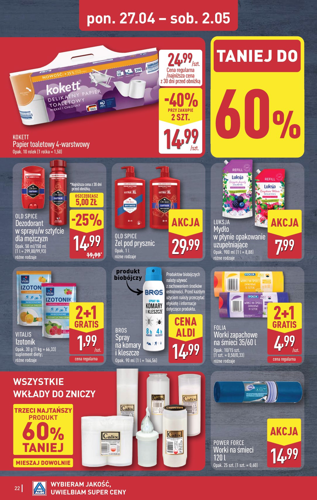 aldi - Aktualna gazetka ALDI ważna od 27.04.2026 do 02.05.2026 - page: 22