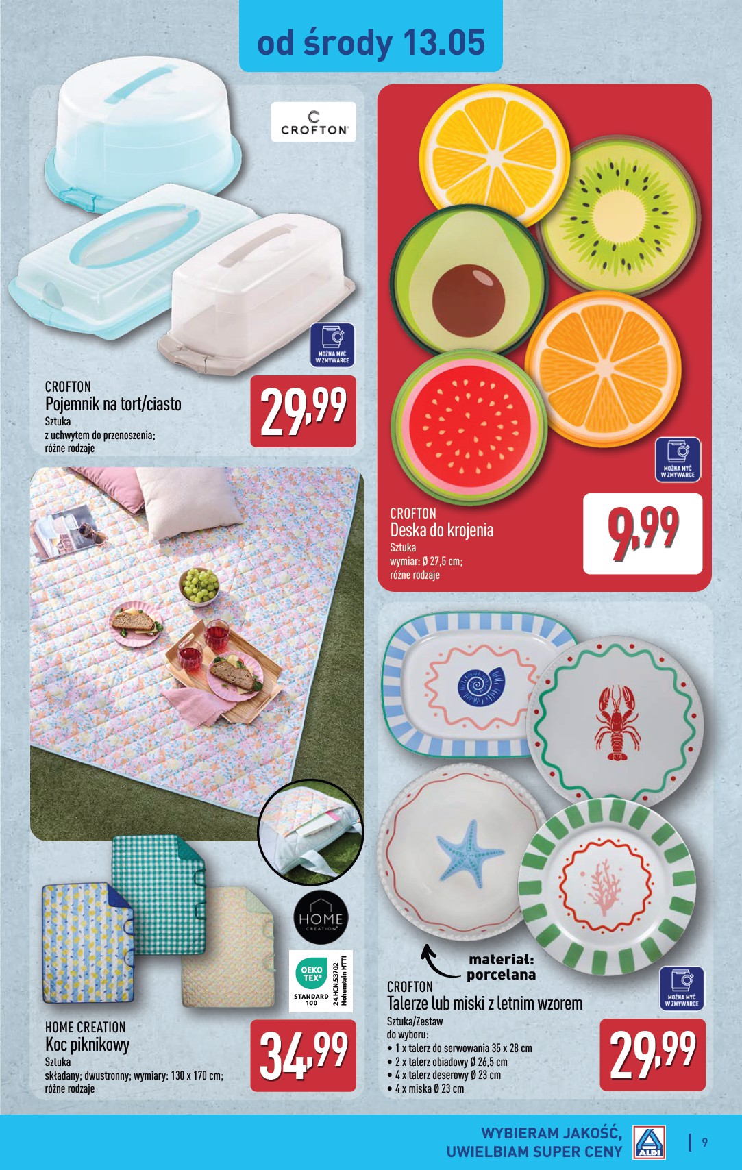 aldi - Nowa gazetka ALDI - Przygotuj się na kolejny tydzień ważna od 13.05.2026 do 16.05.2026 - page: 9