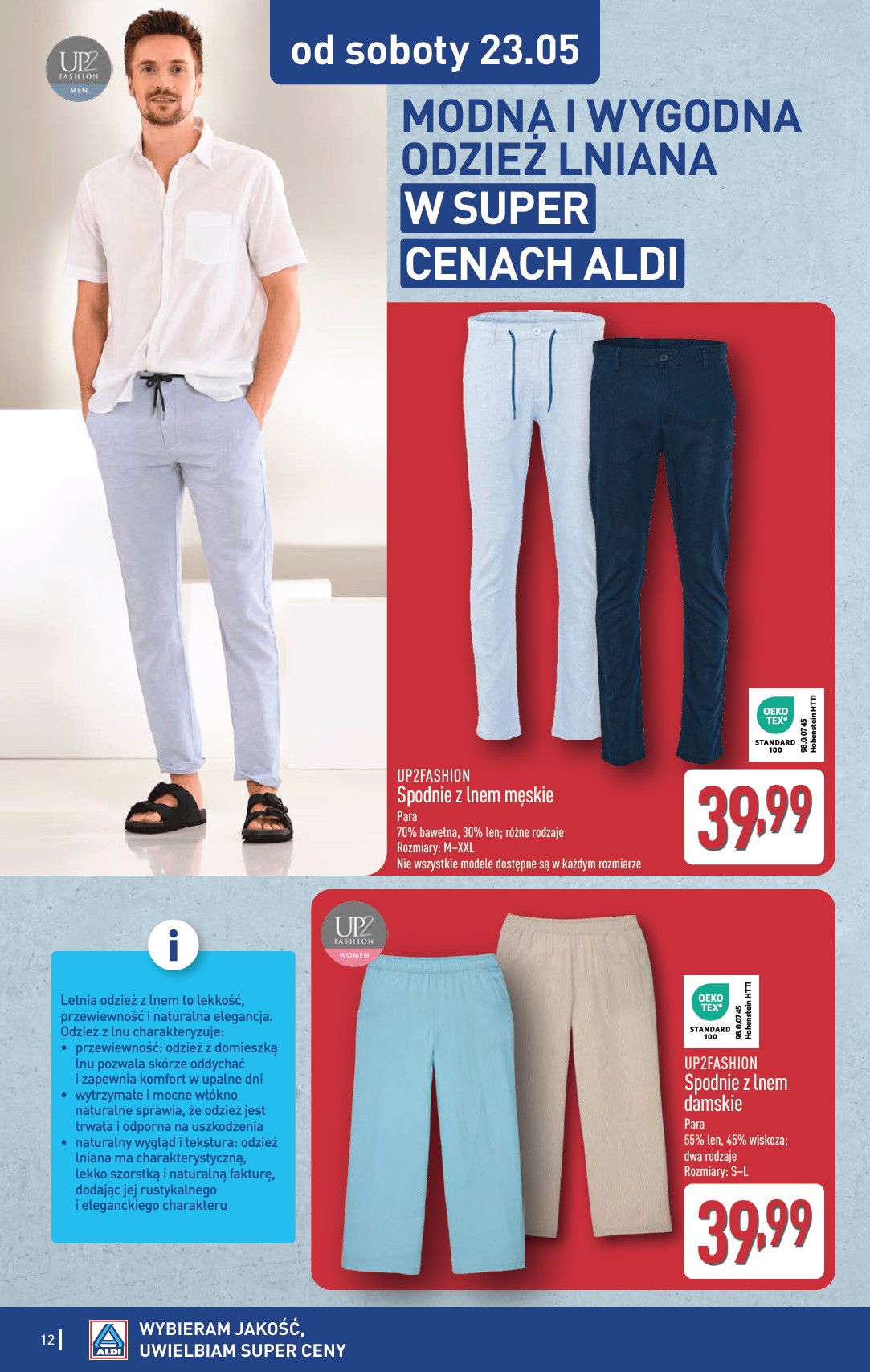 aldi - Nowa gazetka ALDI - Artykuły przemysłowe i tekstylia ważna od 20.05.2026 do 23.05.2026 - page: 12