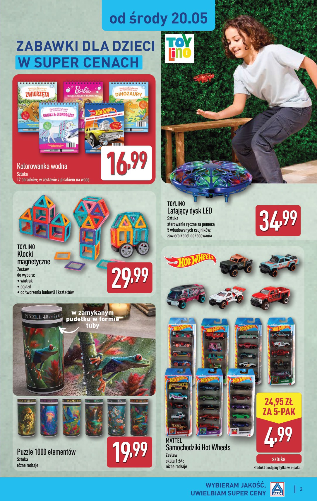 aldi - Nowa gazetka ALDI - Artykuły przemysłowe i tekstylia ważna od 20.05.2026 do 23.05.2026 - page: 3