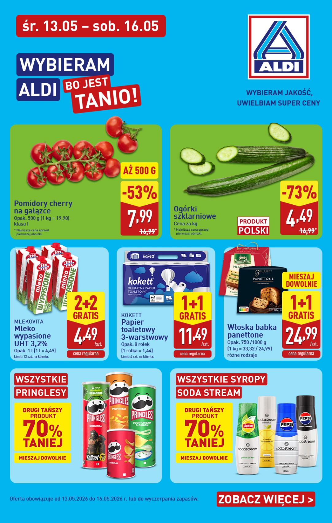 aldi - Aktualna gazetka ALDI - Tani weekend ważna od 13.05.2026 do 16.05.2026 - page: 1
