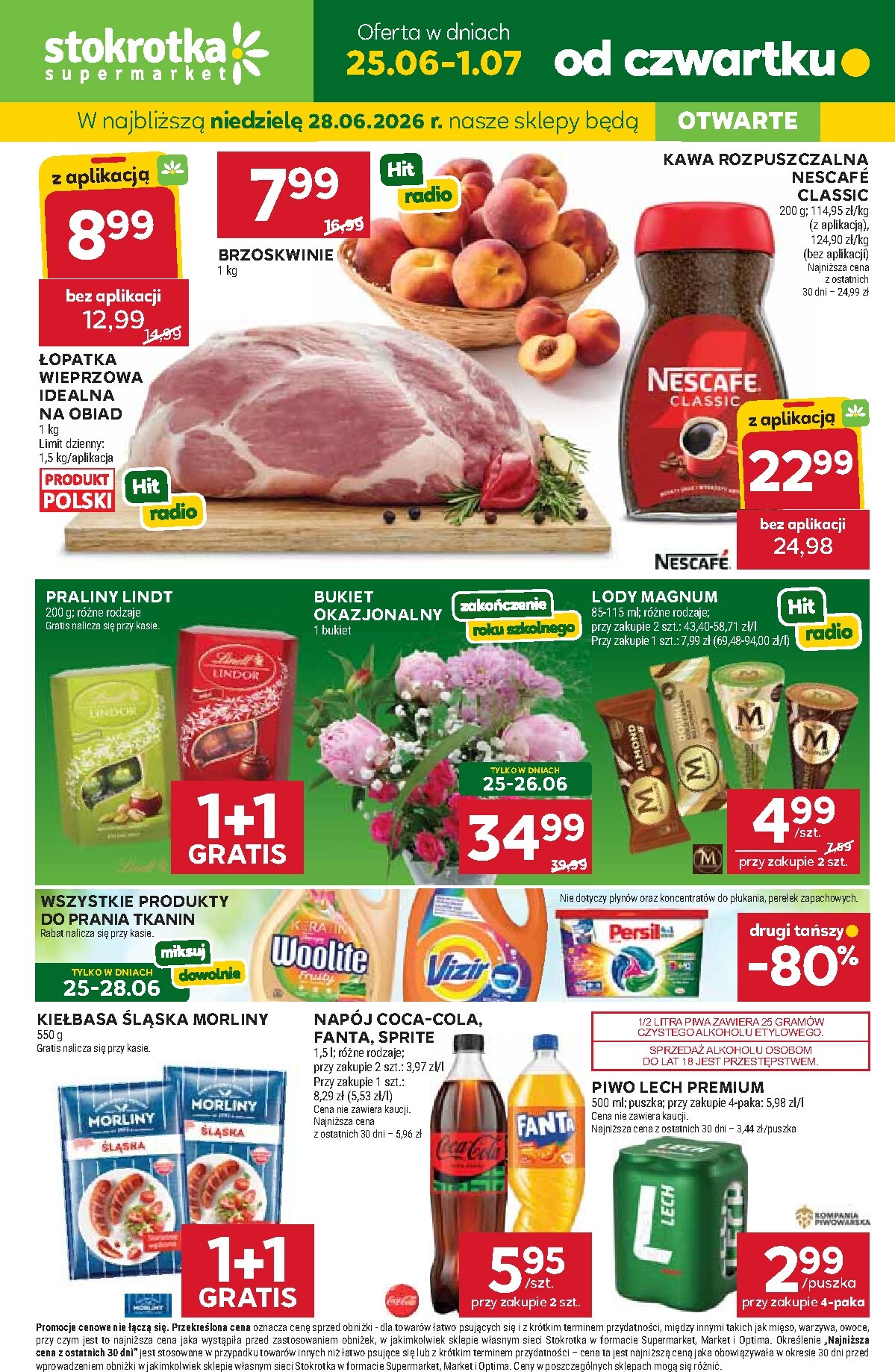 stokrotka - Nowa gazetka Stokrotka - Supermarket ważna od 25.06.2026 do 01.07.2026