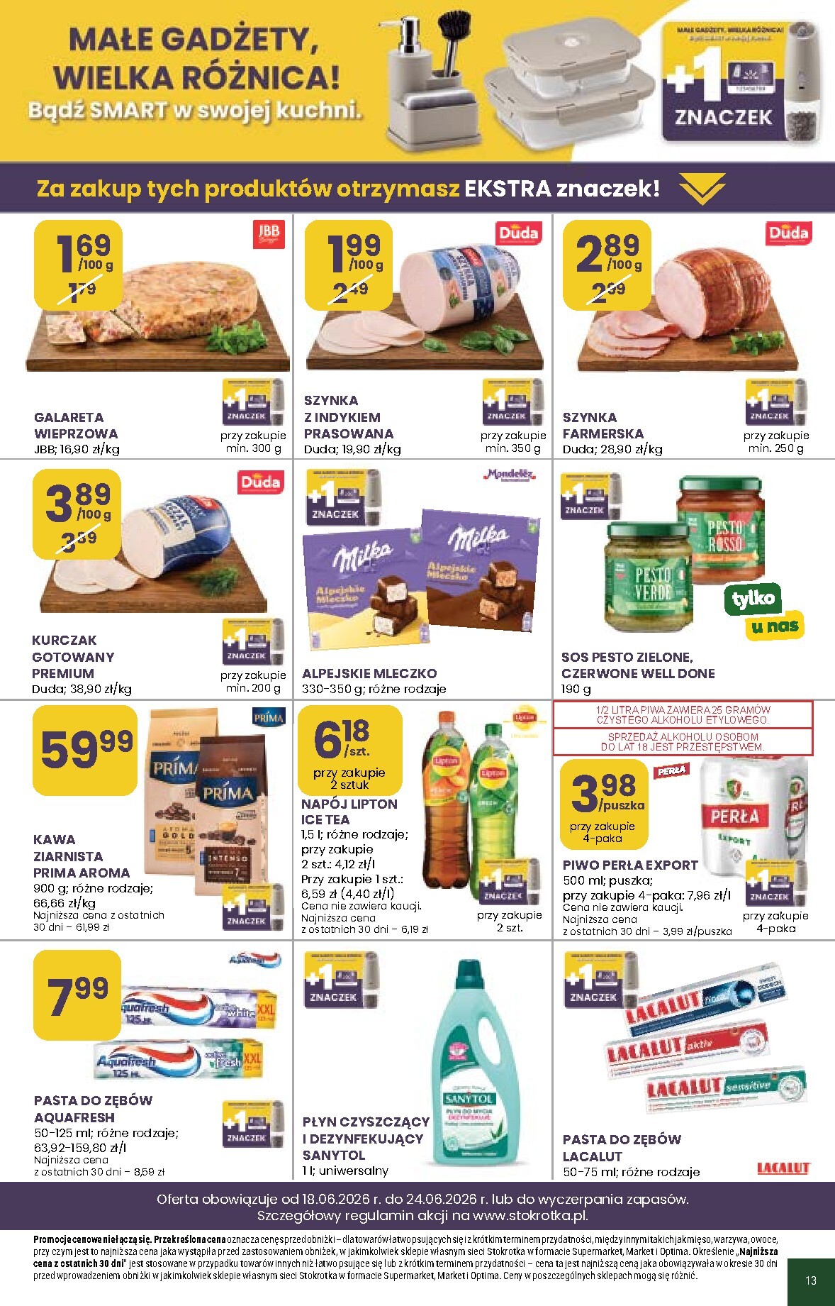 stokrotka - Aktualna gazetka Stokrotka Supermarket ważna od 18.06.2026 do 24.06.2026 - page: 41