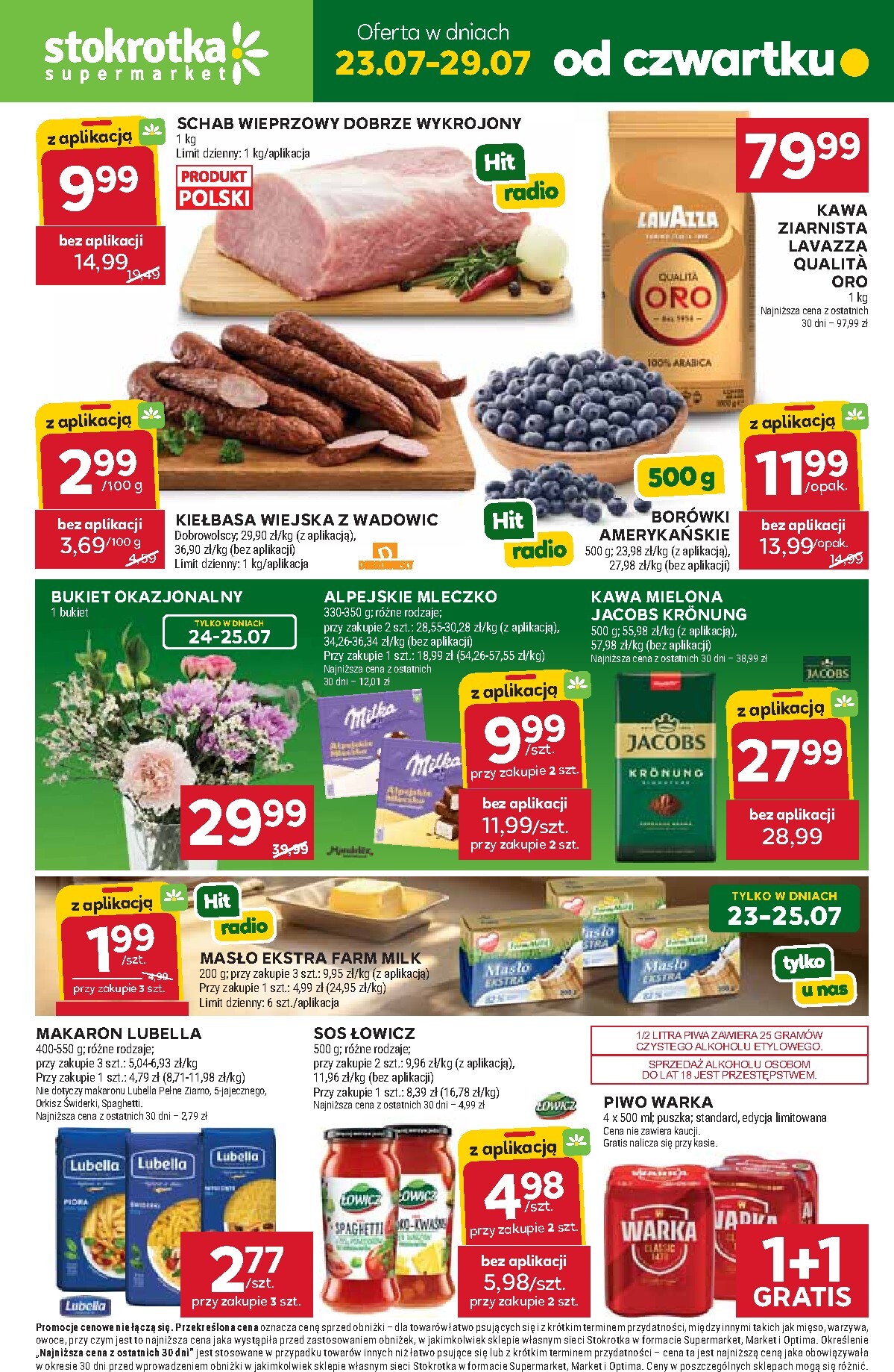 stokrotka - Nowa gazetka Stokrotka - Supermarket ważna od 23.07.2026 do 29.07.2026