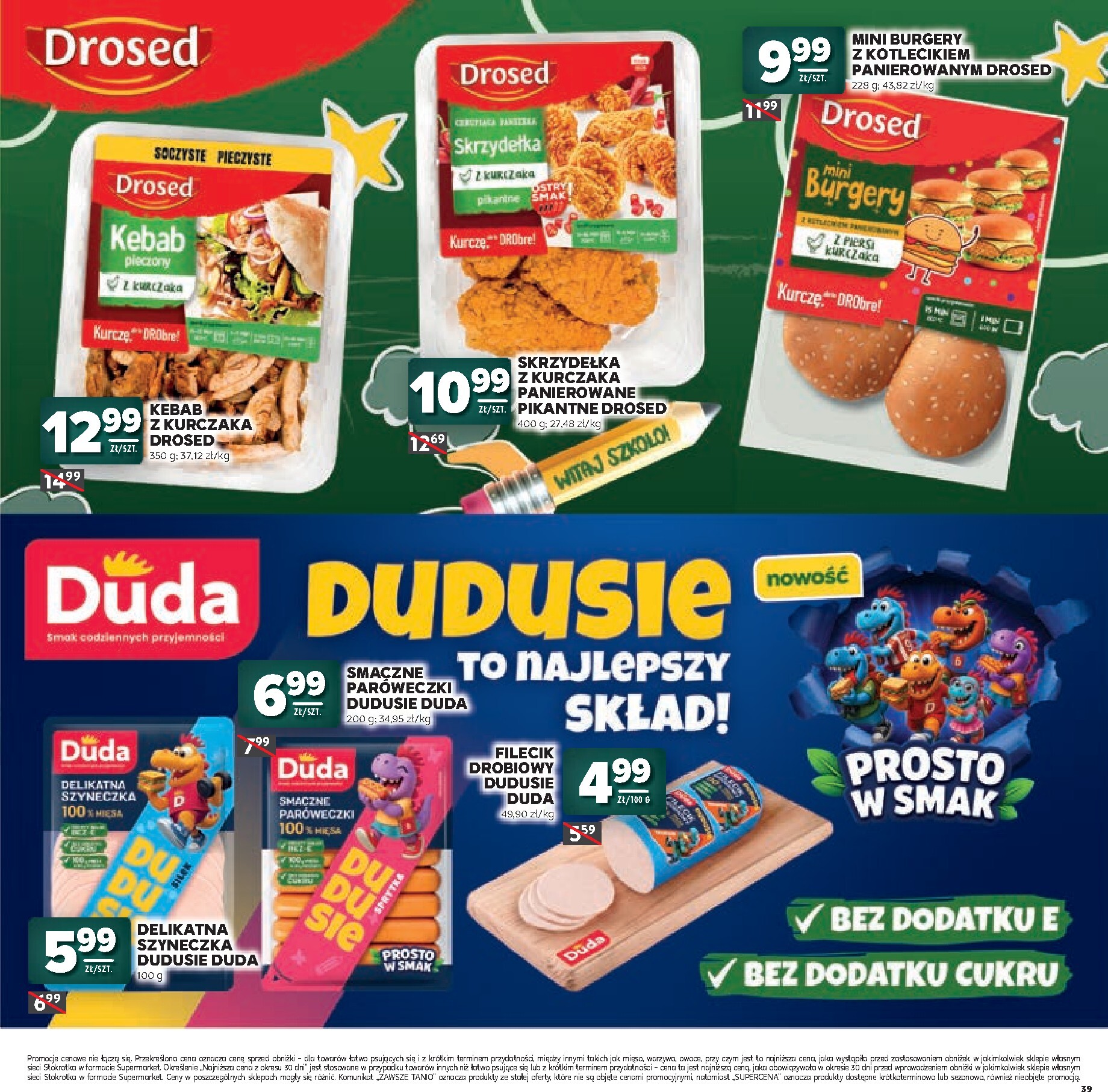 stokrotka - Nowa gazetka Stokrotka - Katalog Witaj Szkoło! ważna od 23.07.2026 do 12.08.2026 - page: 39