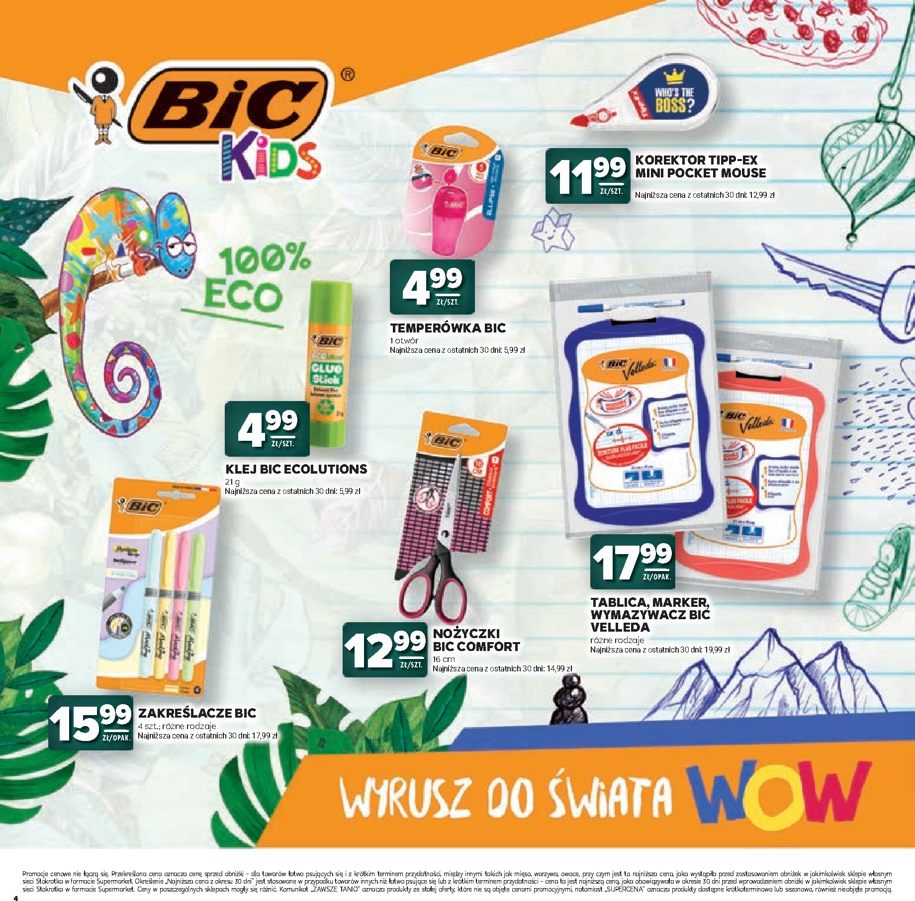 stokrotka - Nowa gazetka Stokrotka - Katalog Witaj Szkoło! ważna od 23.07.2026 do 12.08.2026 - page: 4