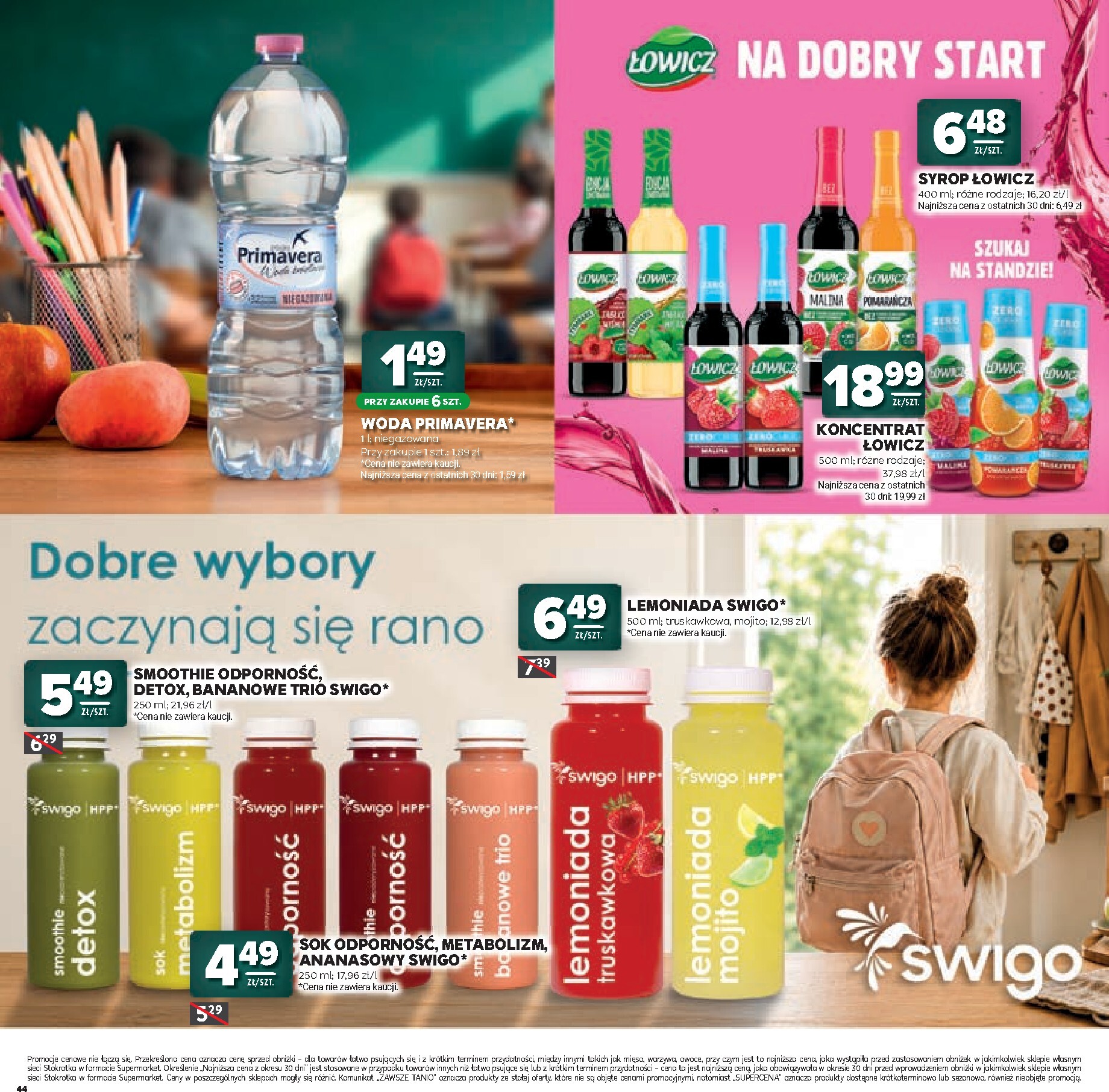 stokrotka - Nowa gazetka Stokrotka - Katalog Witaj Szkoło! ważna od 23.07.2026 do 12.08.2026 - page: 44