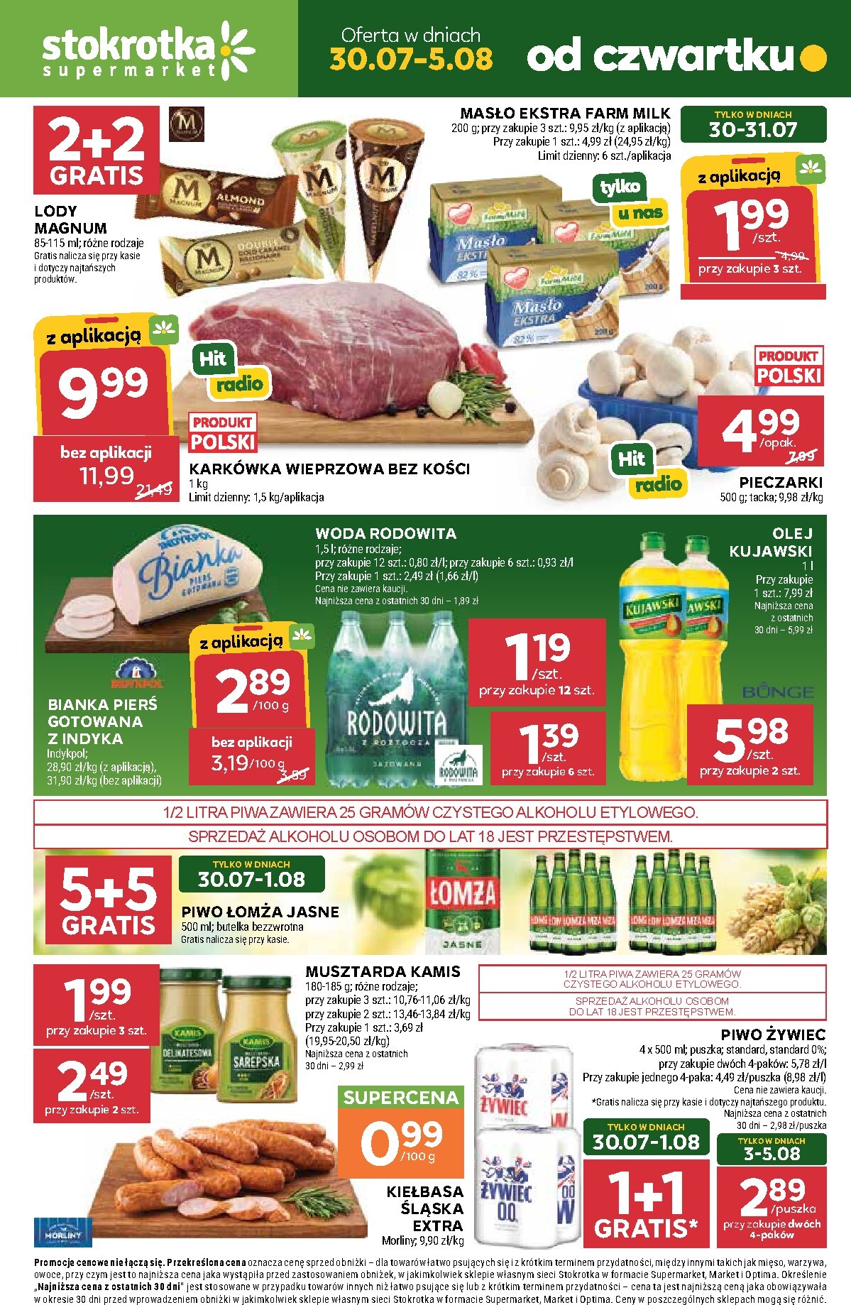 stokrotka - Nowa gazetka Stokrotka - Supermarket ważna od 30.07.2026 do 05.08.2026
