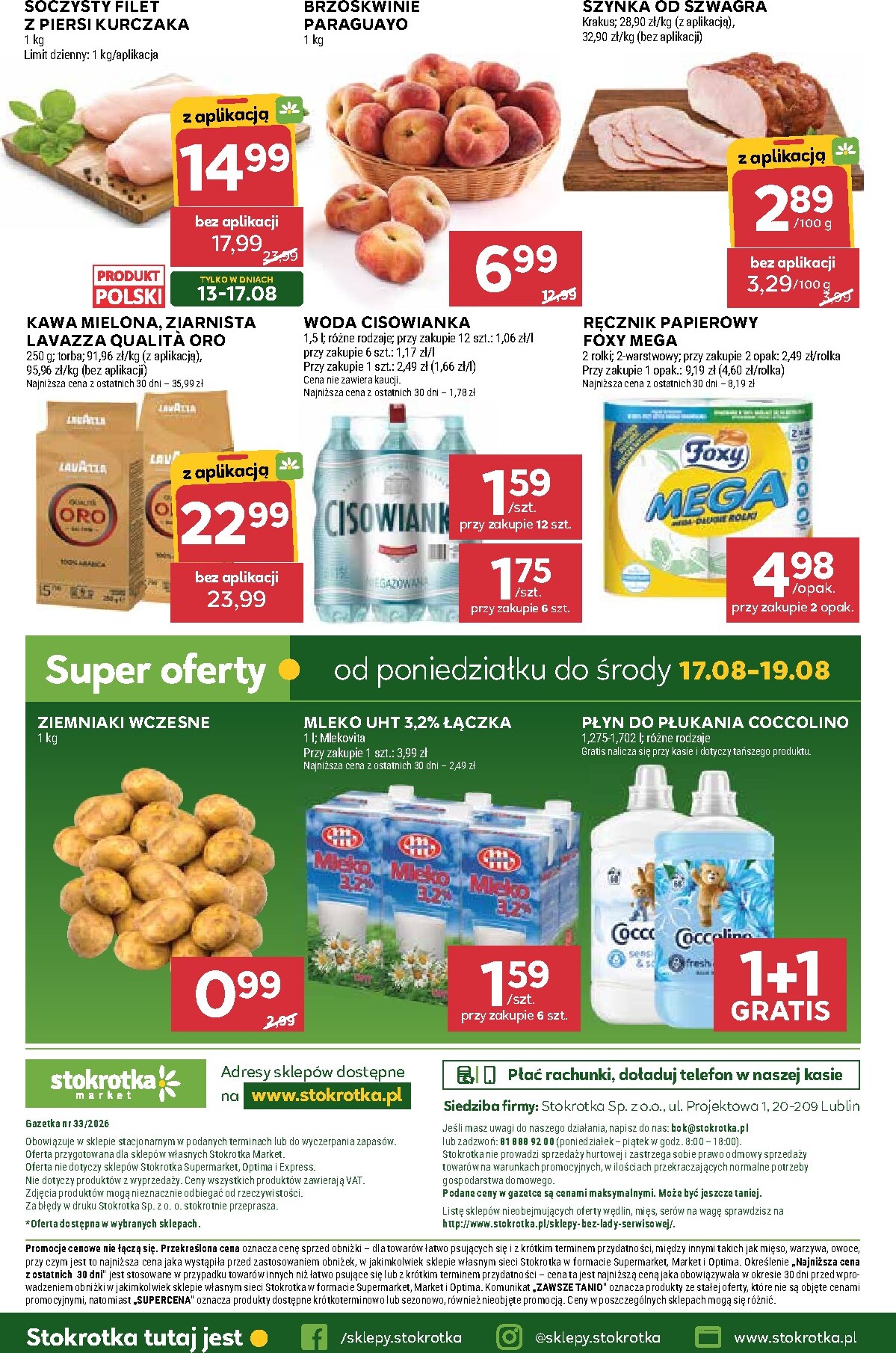 stokrotka - Aktualna gazetka Stokrotka - Market ważna od 13.08.2026 do 19.08.2026 - page: 34