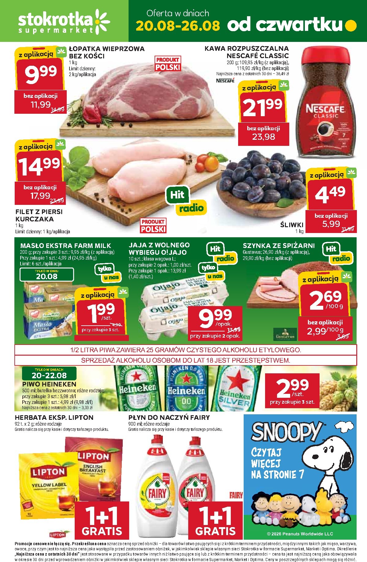 stokrotka - Aktualna gazetka Stokrotka - Supermarket ważna od 20.08.2026 do 26.08.2026