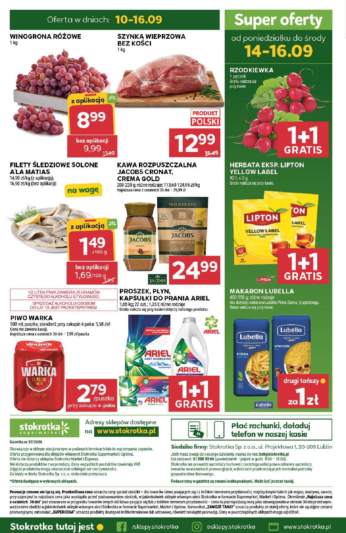 stokrotka - Aktualna gazetka Stokrotka - Supermarket ważna od 10.09.2026 do 16.09.2026 - page: 42