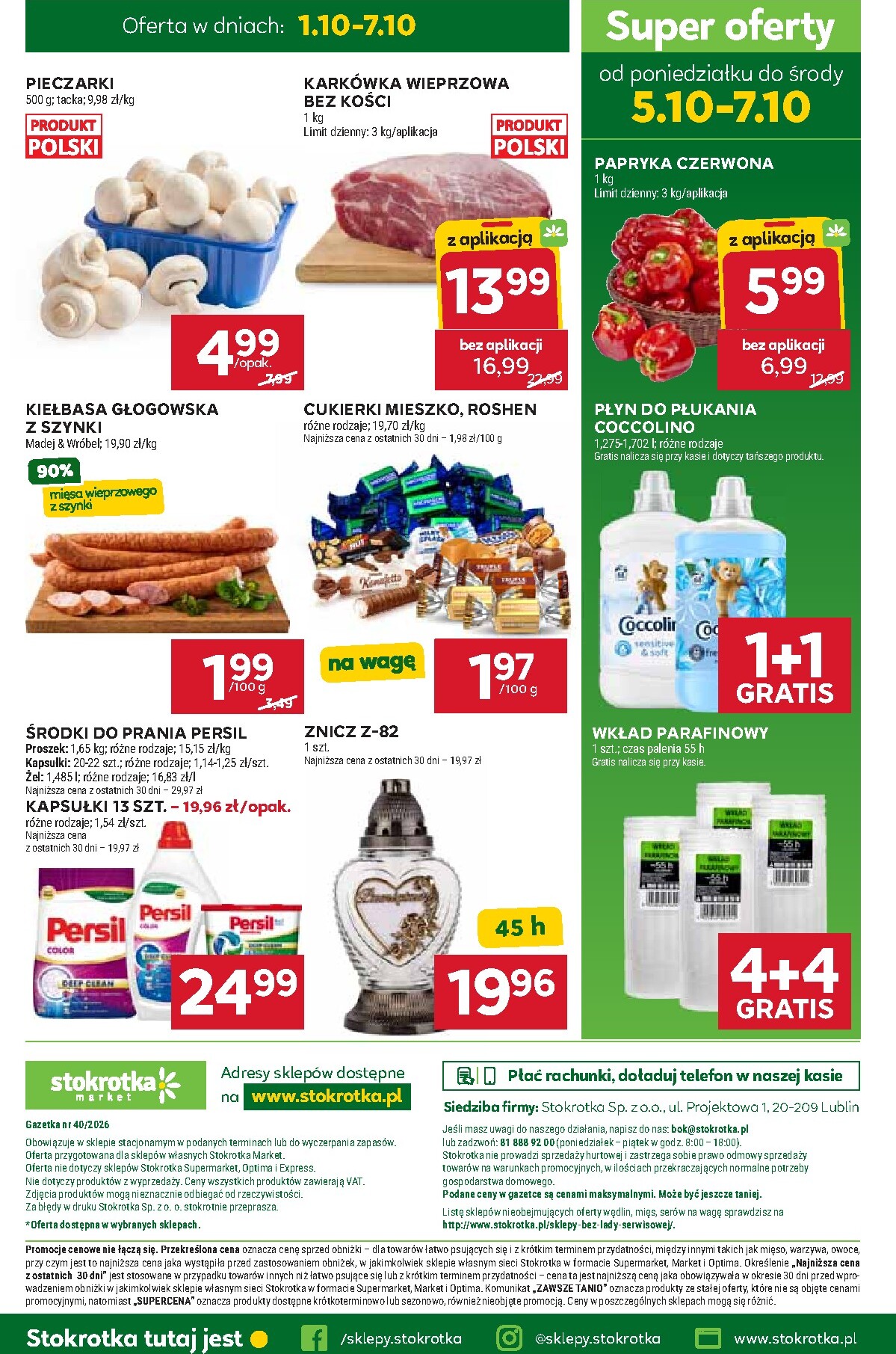 stokrotka - Aktualna gazetka Stokrotka - Market ważna od 01.10.2026 do 07.10.2026 - page: 38