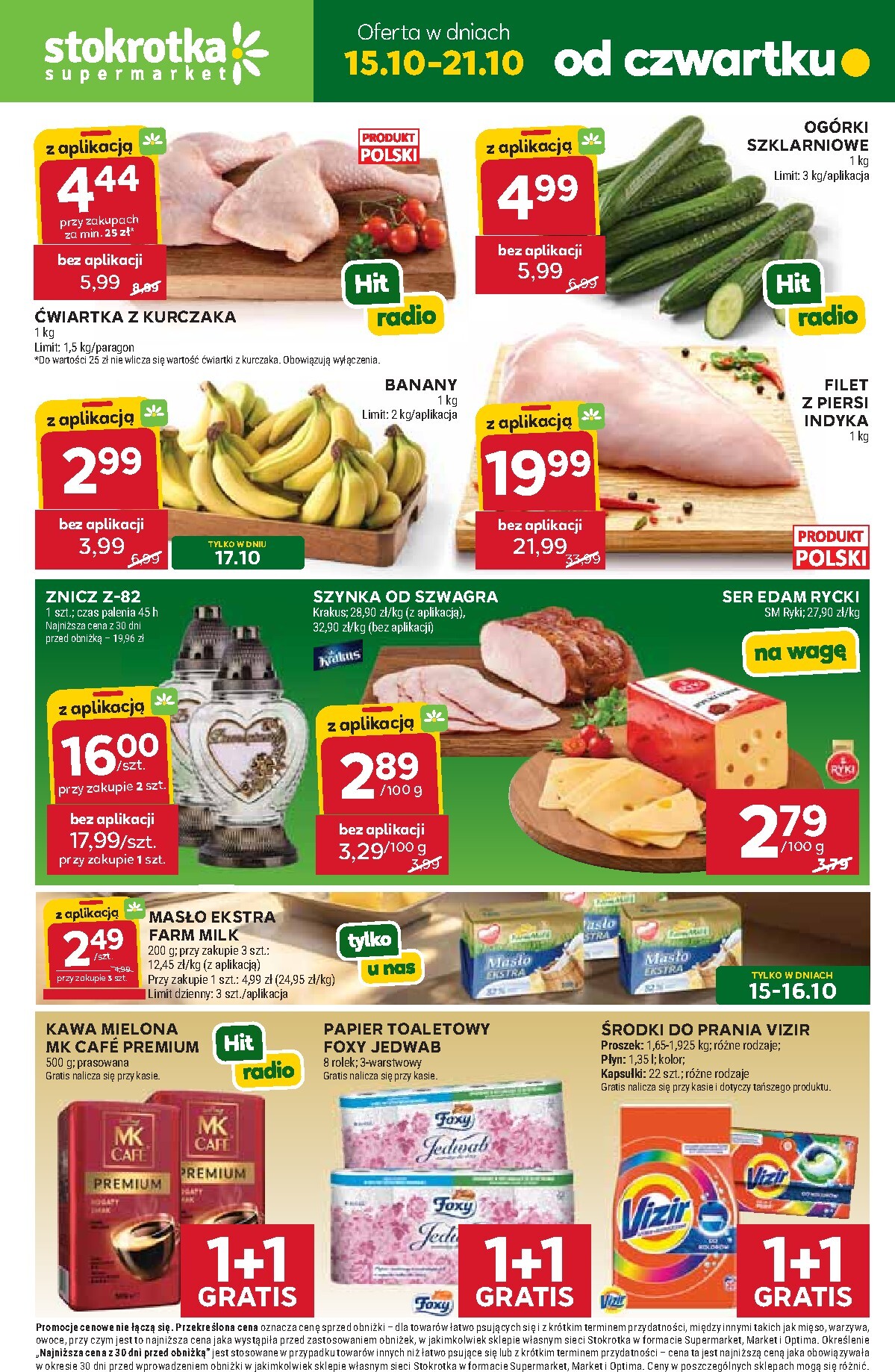 stokrotka - Aktualna gazetka Stokrotka - Supermarket ważna od 15.10.2026 do 21.10.2026