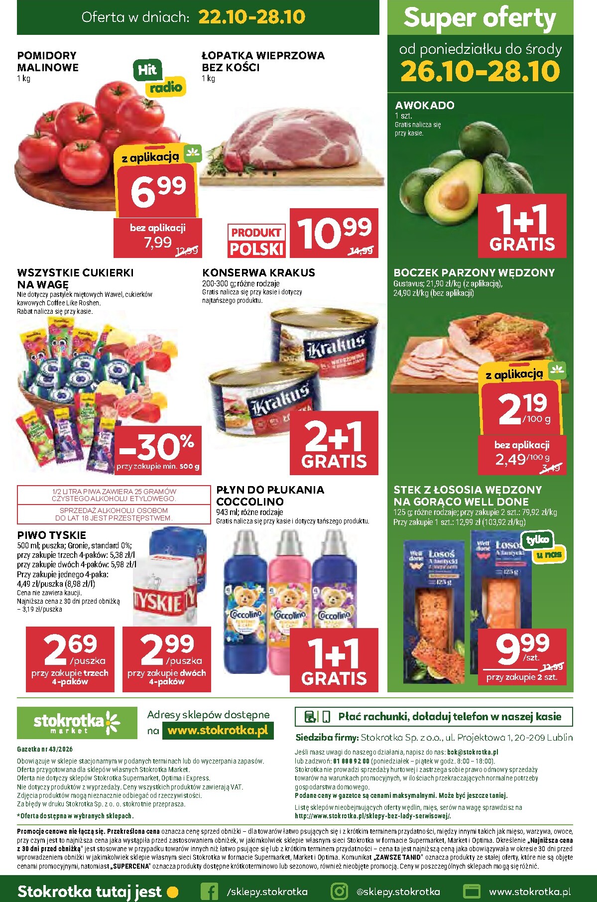 stokrotka - Aktualna gazetka Stokrotka - Market ważna od 22.10.2026 do 28.10.2026 - page: 43