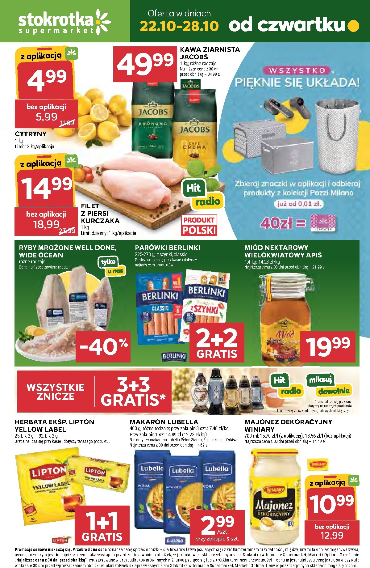 stokrotka - Aktualna gazetka Stokrotka - Supermarket ważna od 22.10.2026 do 28.10.2026