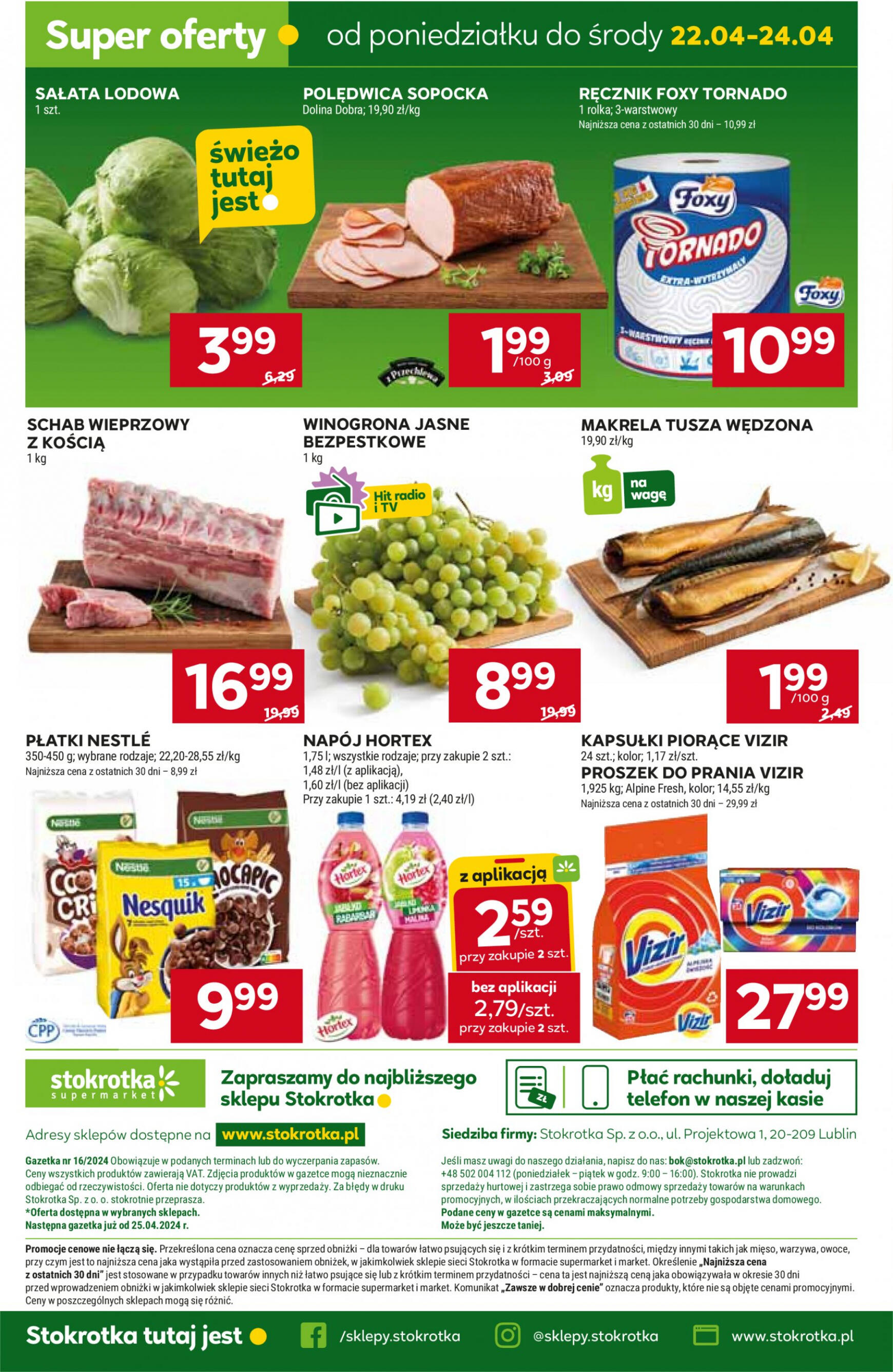 stokrotka - Stokrotka Supermarket gazetka aktualna ważna od 18.04. - 24.04. - page: 22