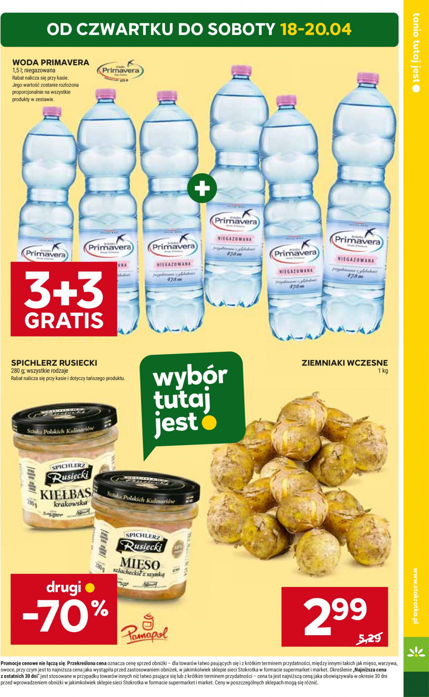 stokrotka - Stokrotka Supermarket gazetka aktualna ważna od 18.04. - 24.04. - page: 3