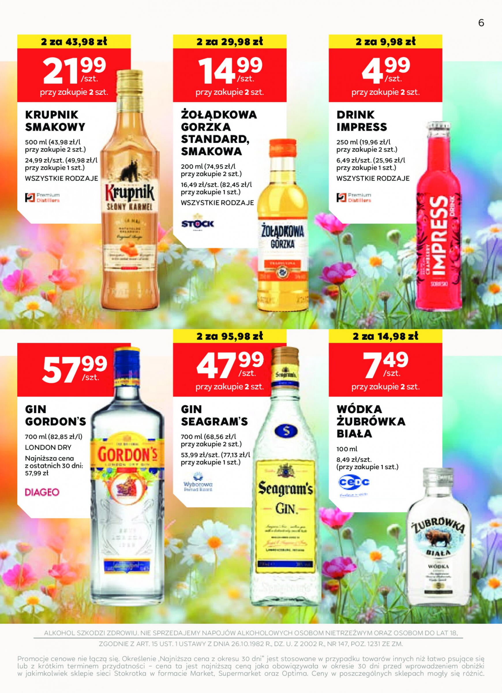 stokrotka - Stokrotka Supermarket - Oferta alkoholowa gazetka aktualna ważna od 25.04. - 22.05. - page: 6