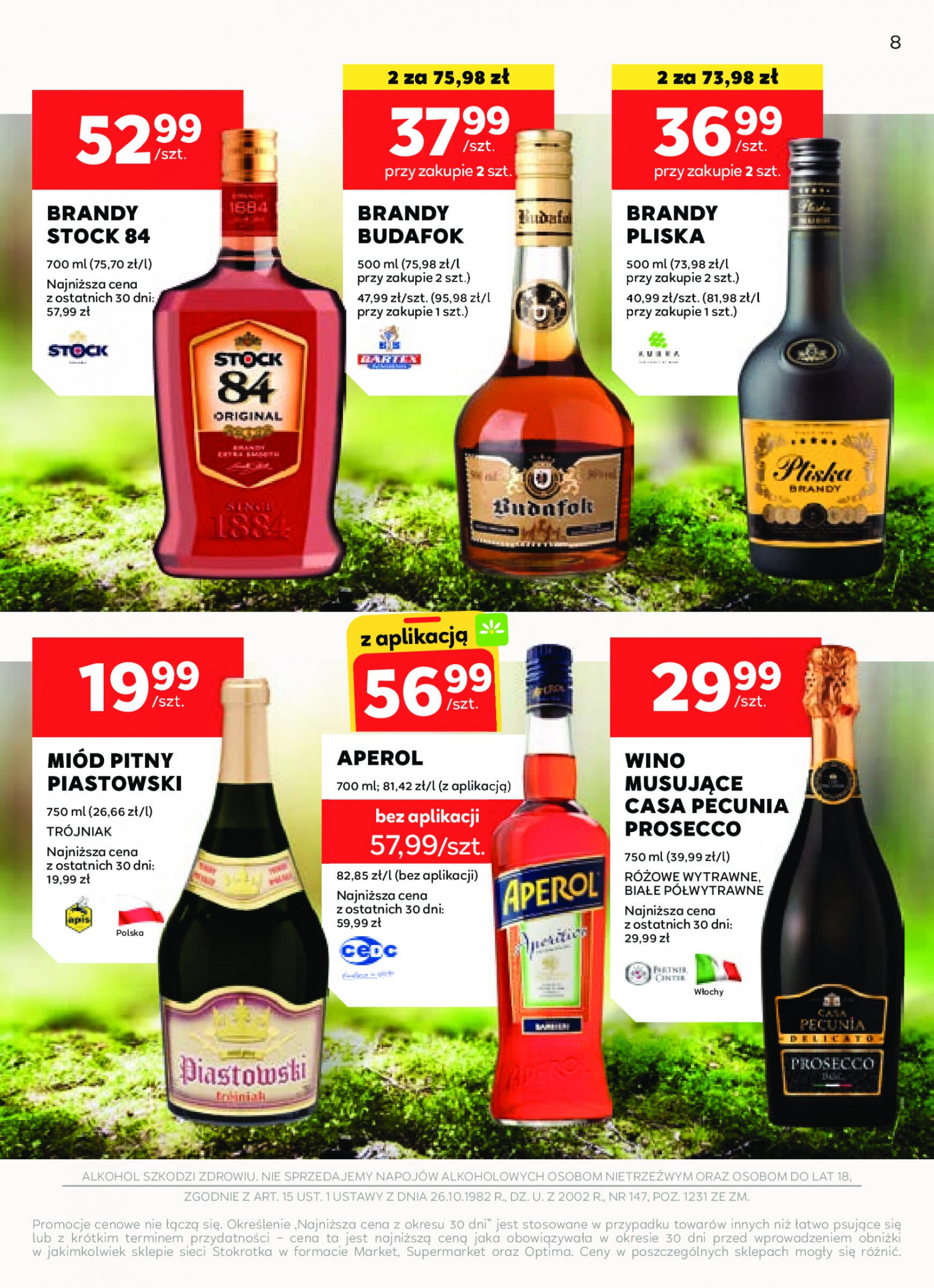 stokrotka - Stokrotka Supermarket - Oferta alkoholowa gazetka aktualna ważna od 25.04. - 22.05. - page: 8