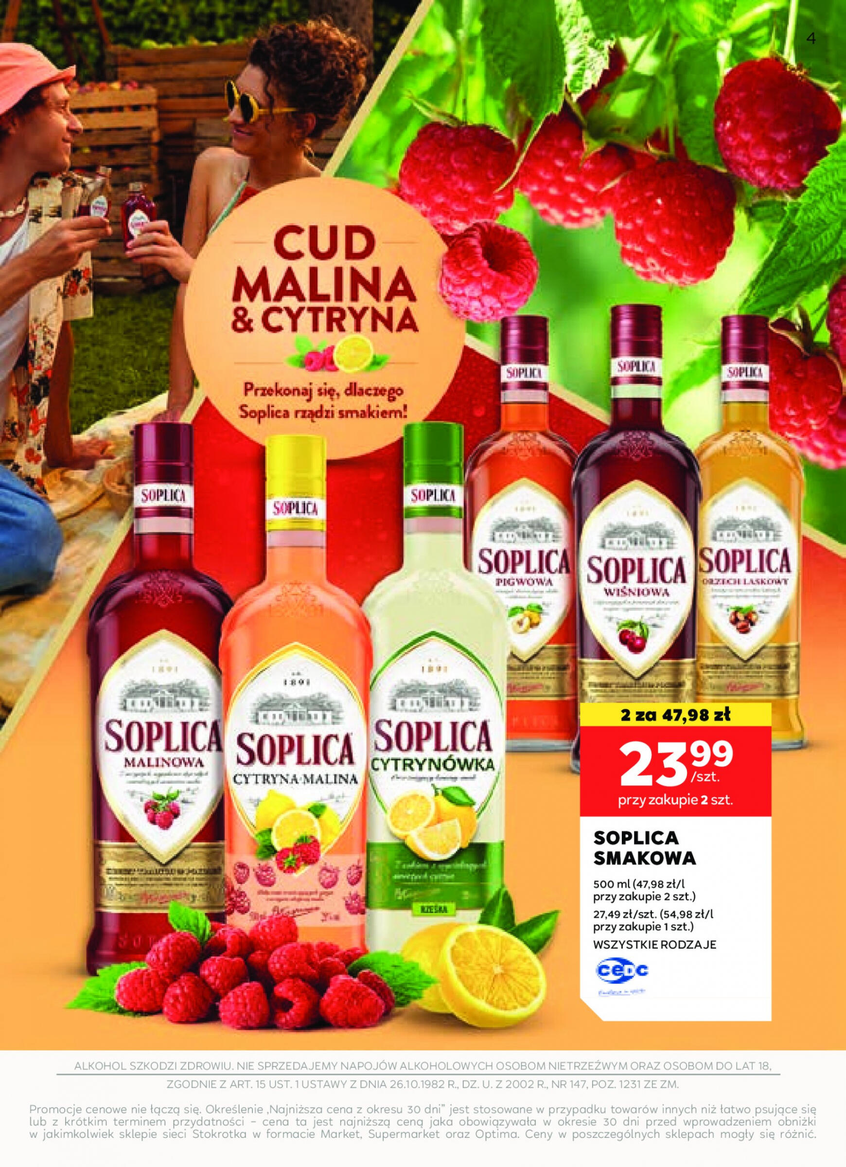 stokrotka - Stokrotka Supermarket - Oferta alkoholowa gazetka aktualna ważna od 25.04. - 22.05. - page: 4