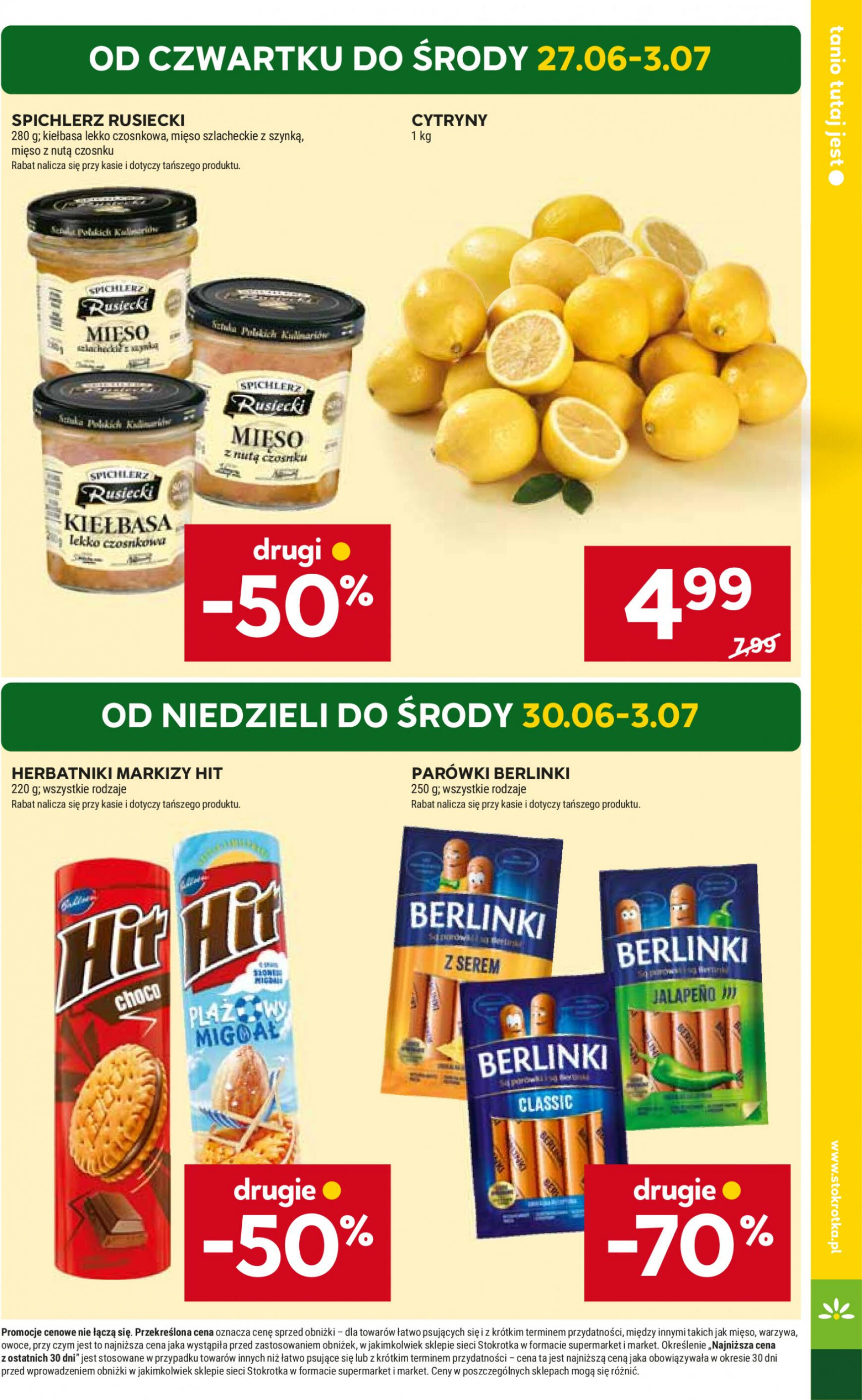 stokrotka - Stokrotka - Market gazetka aktualna ważna od 27.06. - 03.07. - page: 3