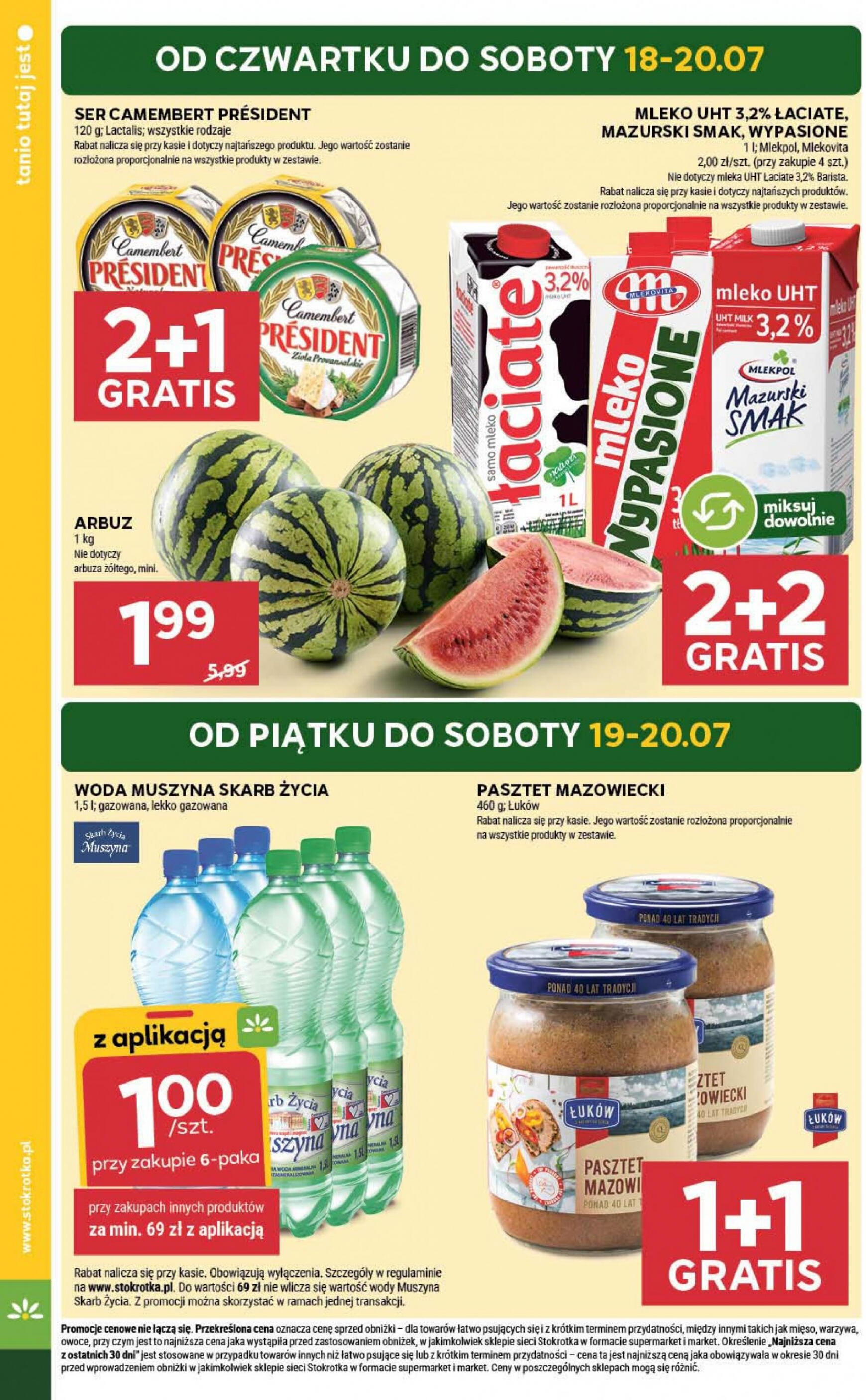 stokrotka - Stokrotka - Supermarket gazetka aktualna ważna od 18.07. - 24.07. - page: 2