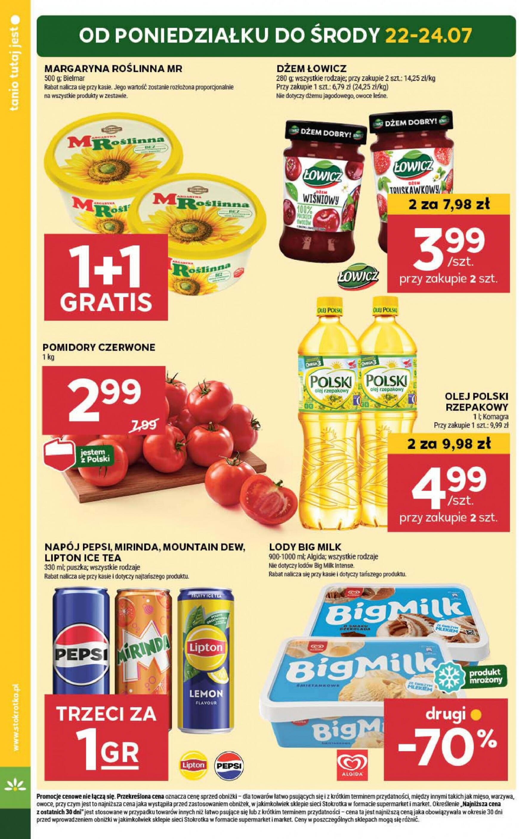 stokrotka - Stokrotka - Supermarket gazetka aktualna ważna od 18.07. - 24.07. - page: 4