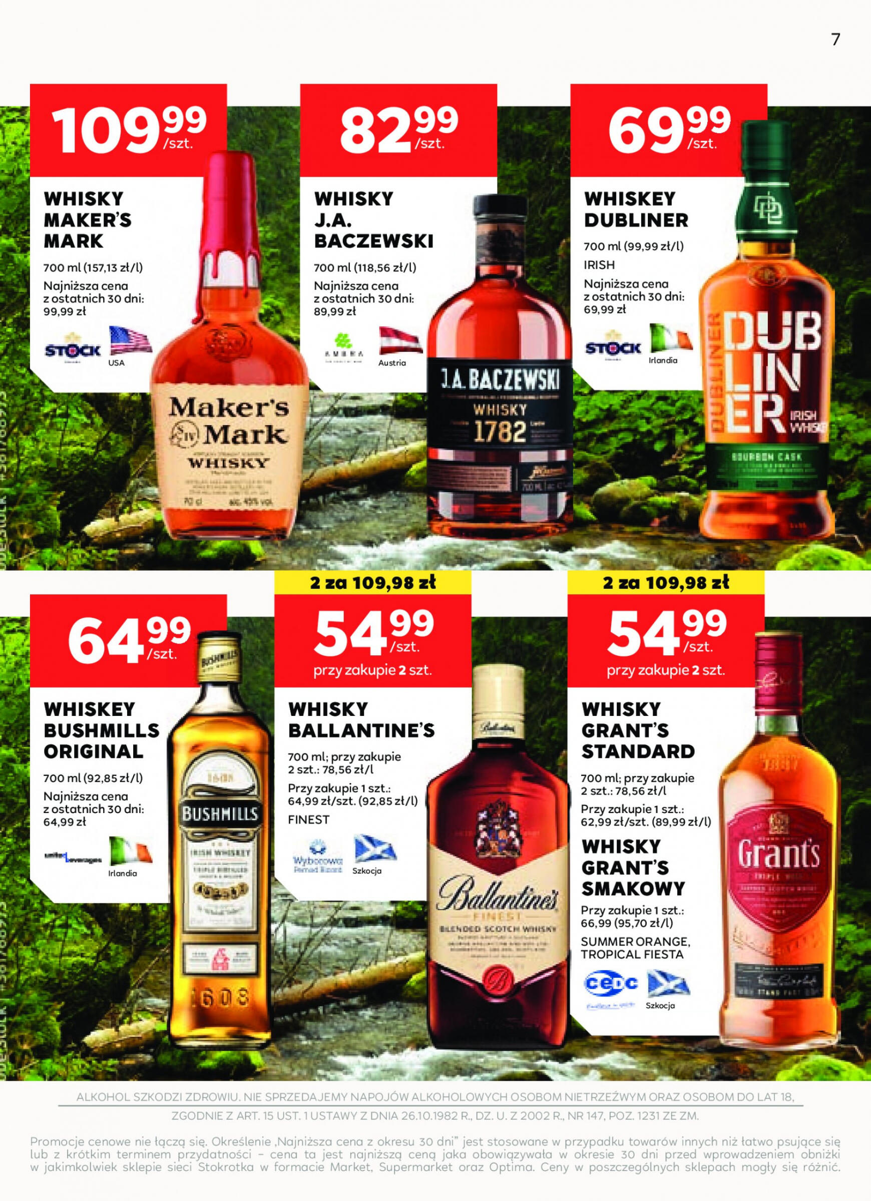 stokrotka - Stokrotka - Oferta alkoholowa gazetka aktualna ważna od 18.07. - 12.08. - page: 7