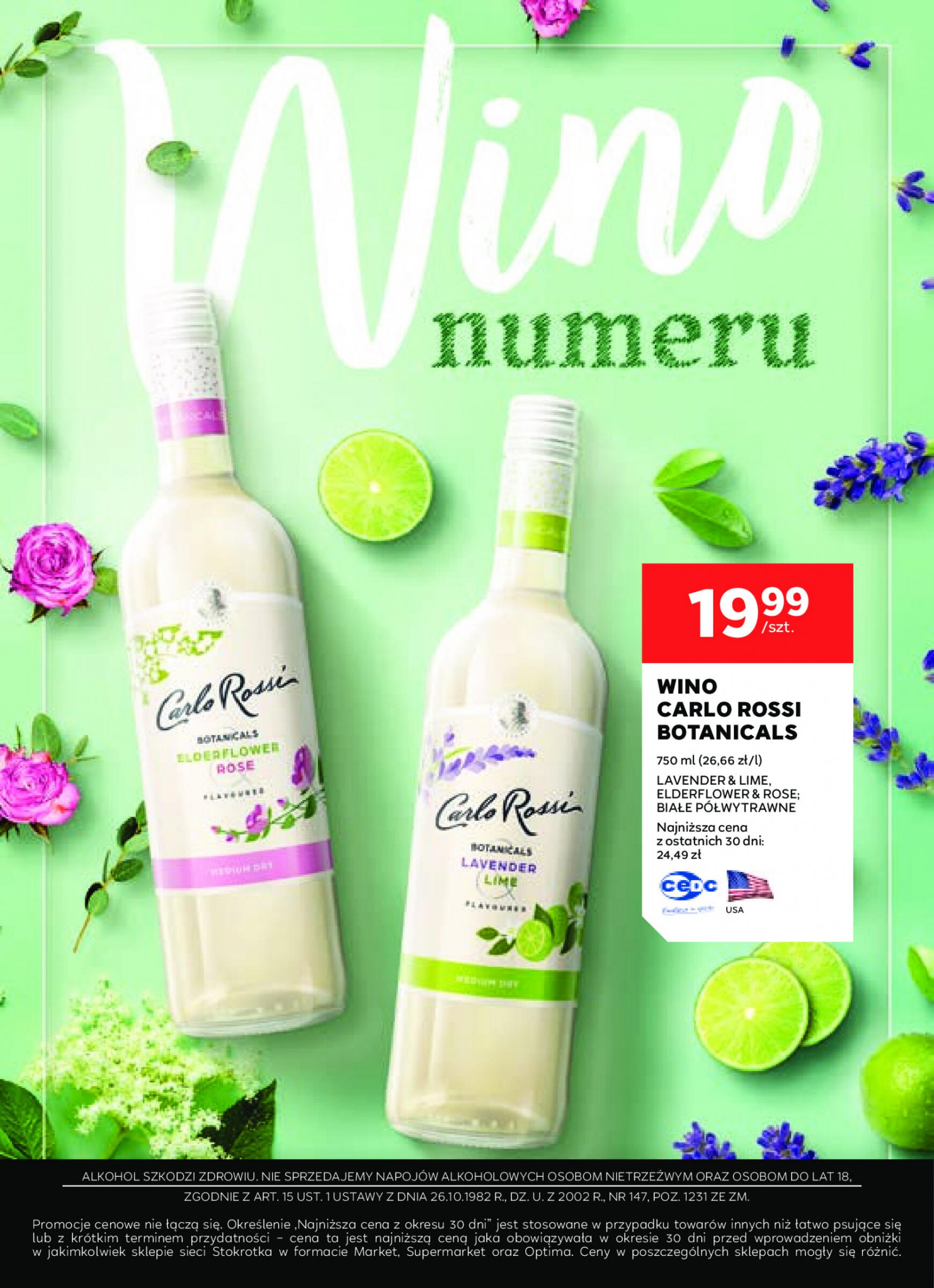 stokrotka - Stokrotka - Oferta alkoholowa gazetka aktualna ważna od 18.07. - 12.08. - page: 15