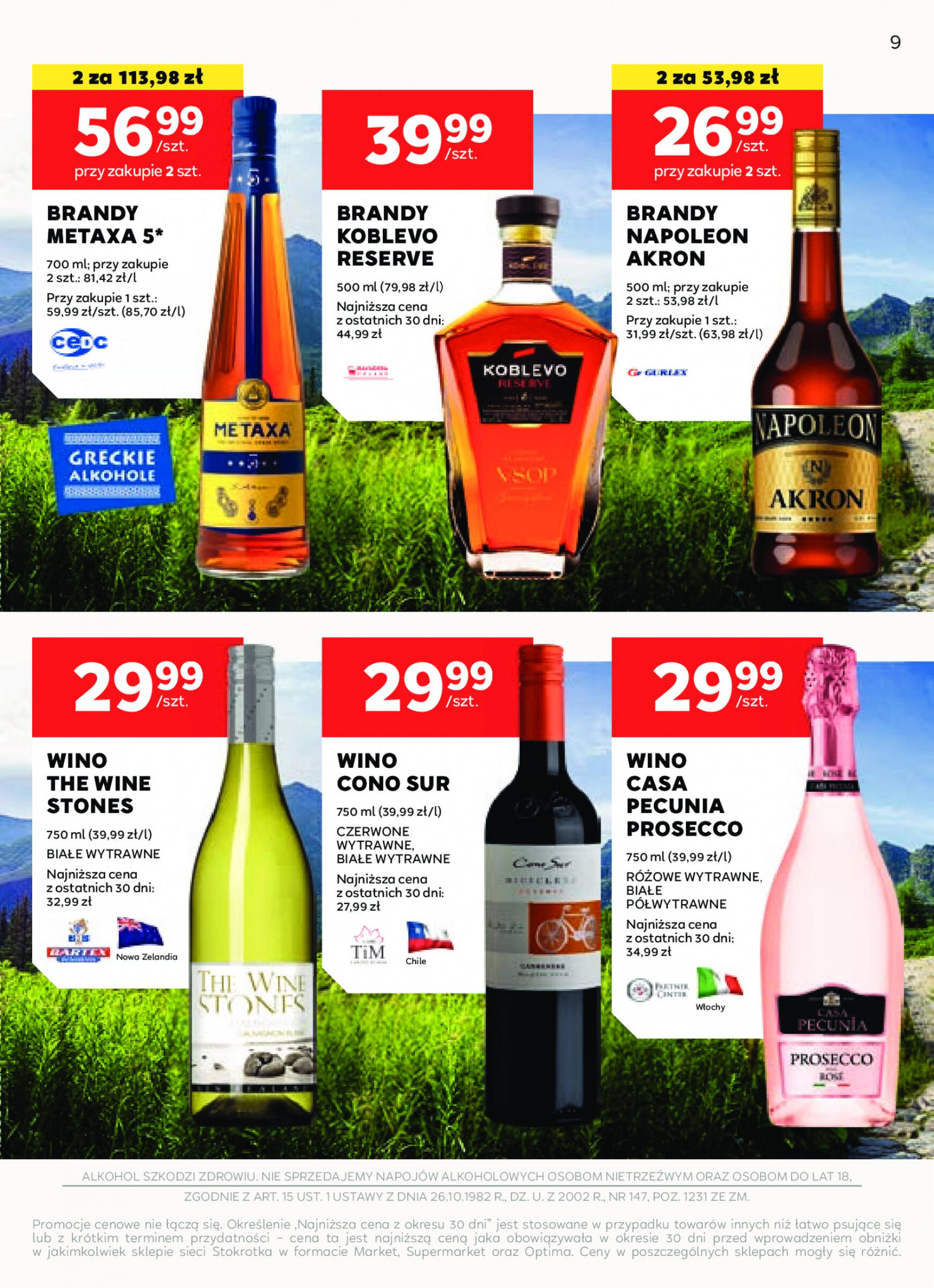 stokrotka - Stokrotka - Oferta alkoholowa gazetka aktualna ważna od 18.07. - 12.08. - page: 9