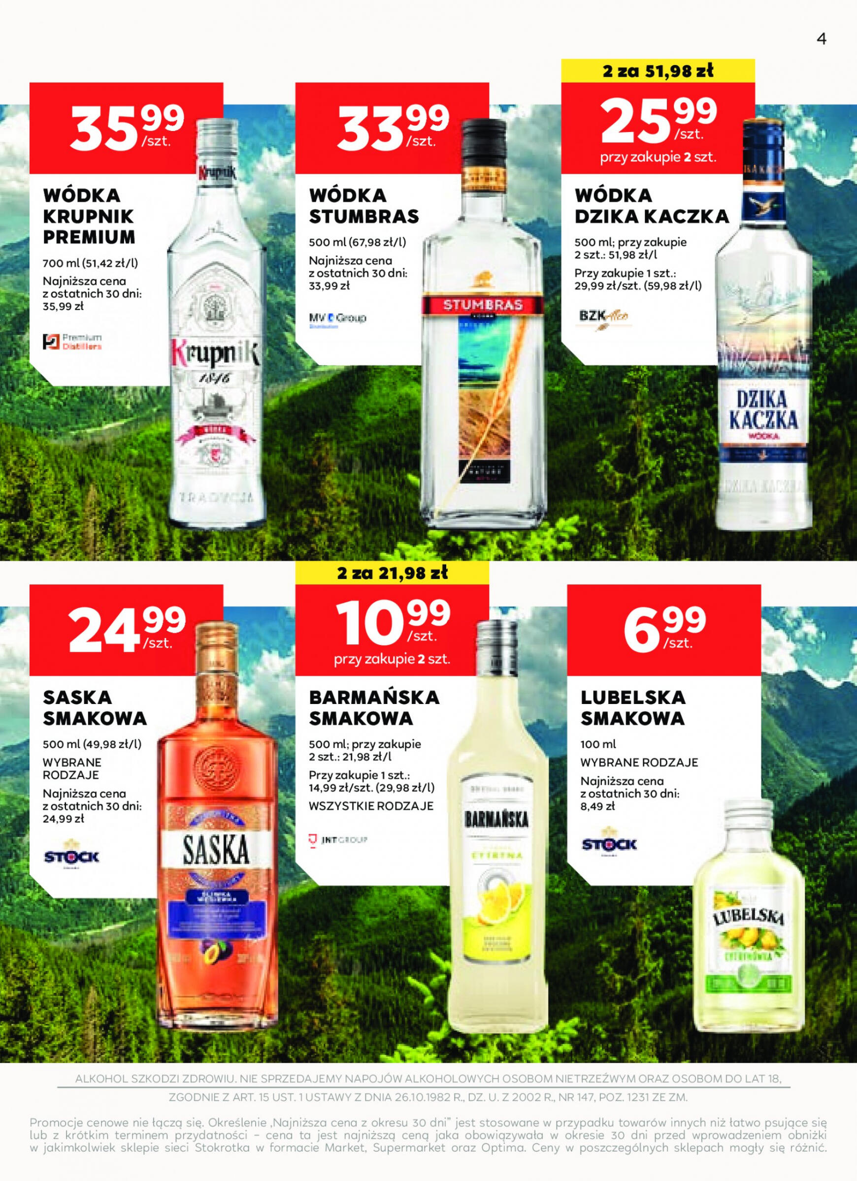 stokrotka - Stokrotka - Oferta alkoholowa gazetka aktualna ważna od 18.07. - 12.08. - page: 4