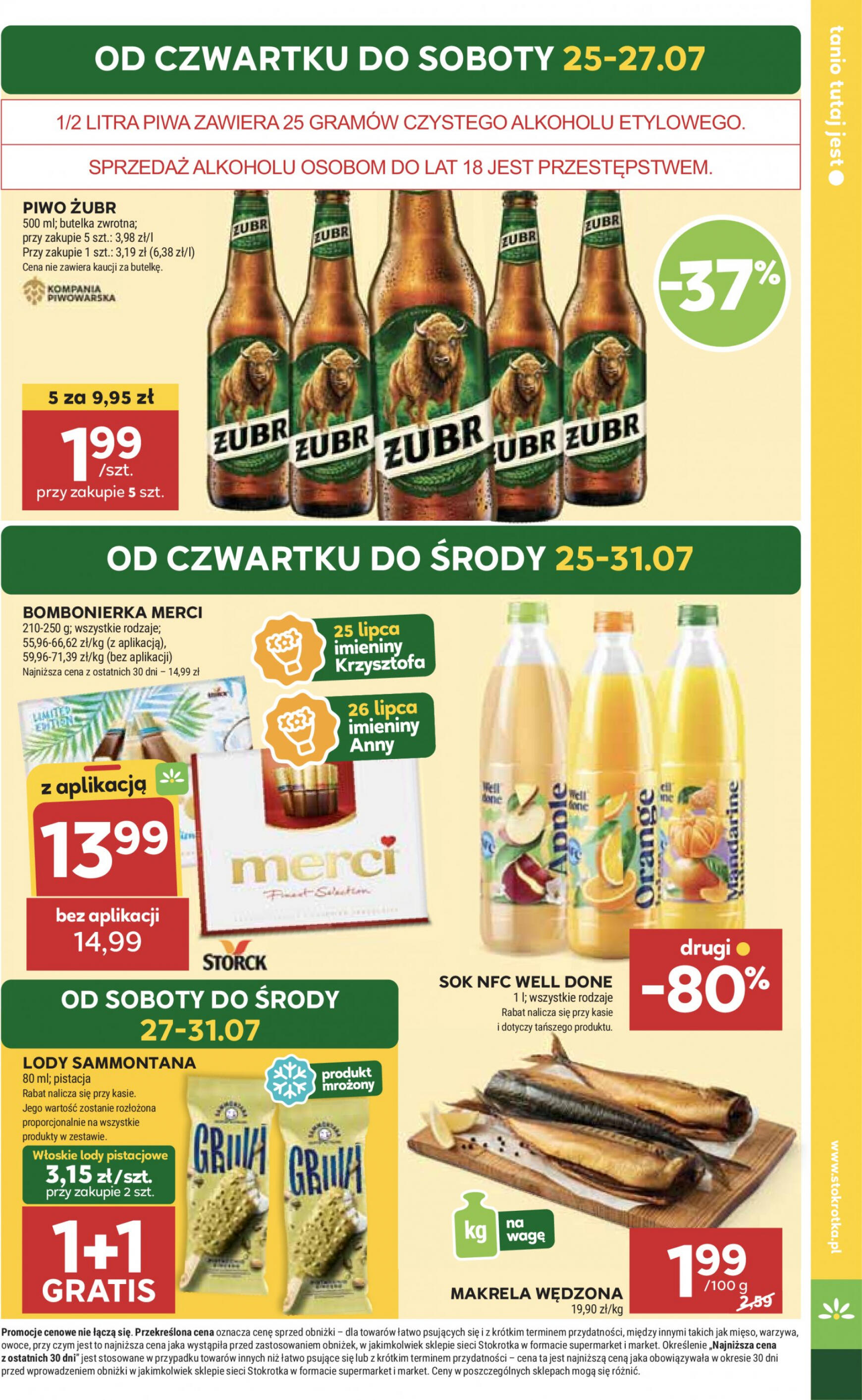 stokrotka - Stokrotka - Supermarket gazetka aktualna ważna od 25.07. - 31.07. - page: 5