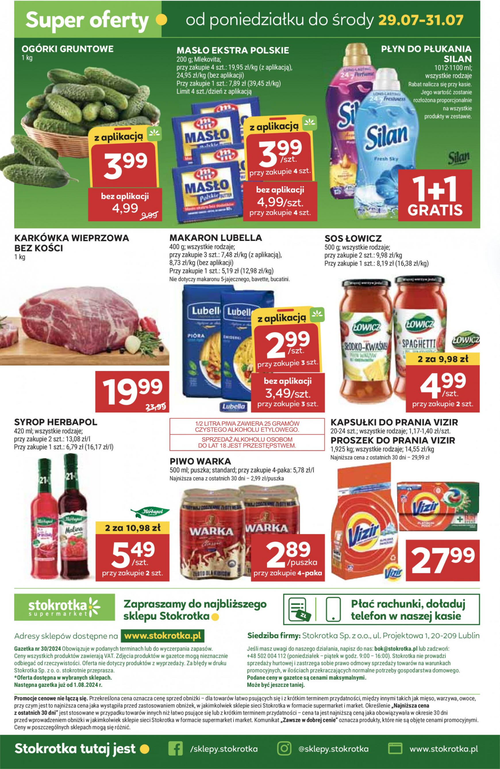 stokrotka - Stokrotka - Supermarket gazetka aktualna ważna od 25.07. - 31.07. - page: 34