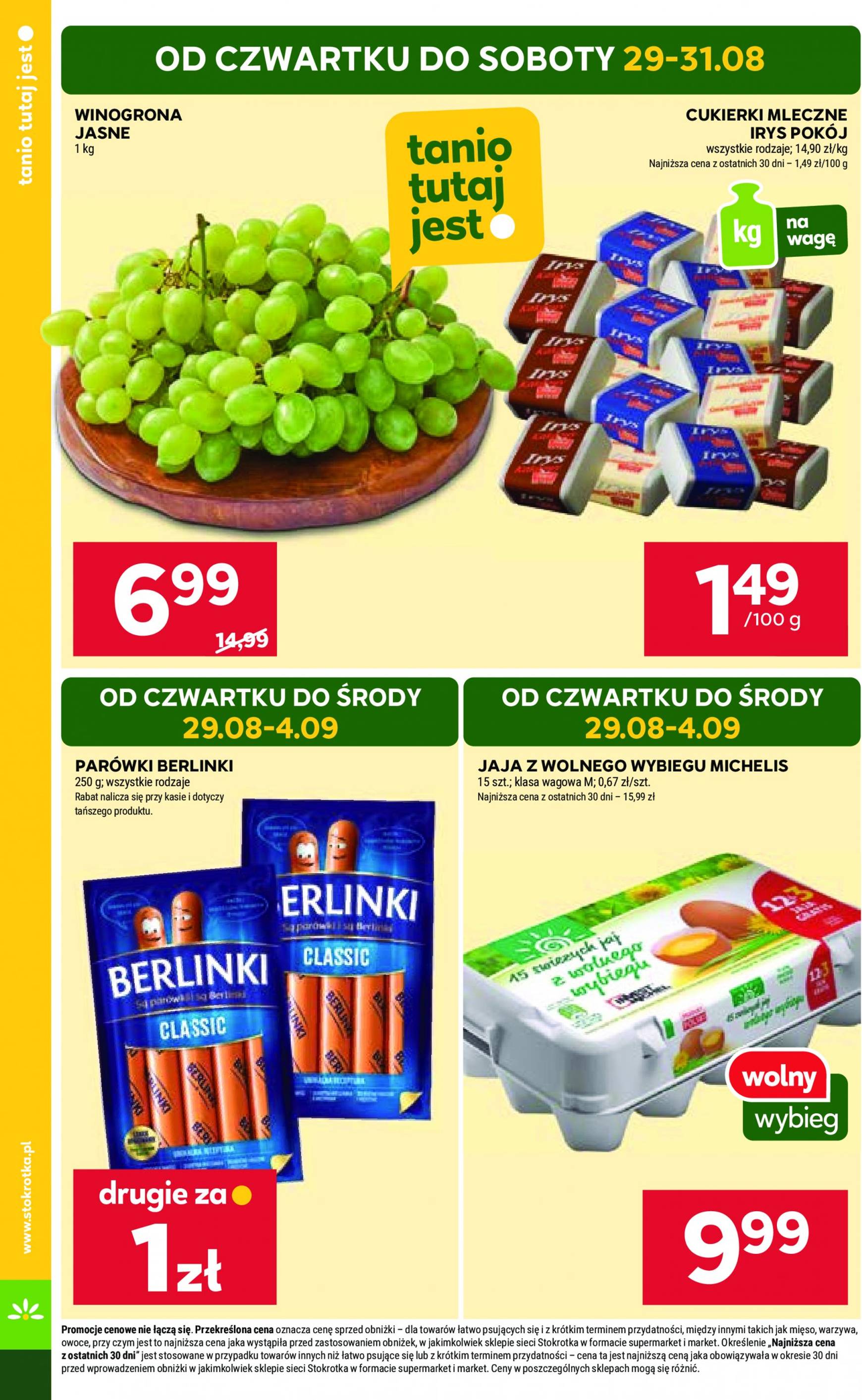 stokrotka - Aktualna Stokrotka - Market gazetka ważna od 29.08. - 04.09. - page: 4