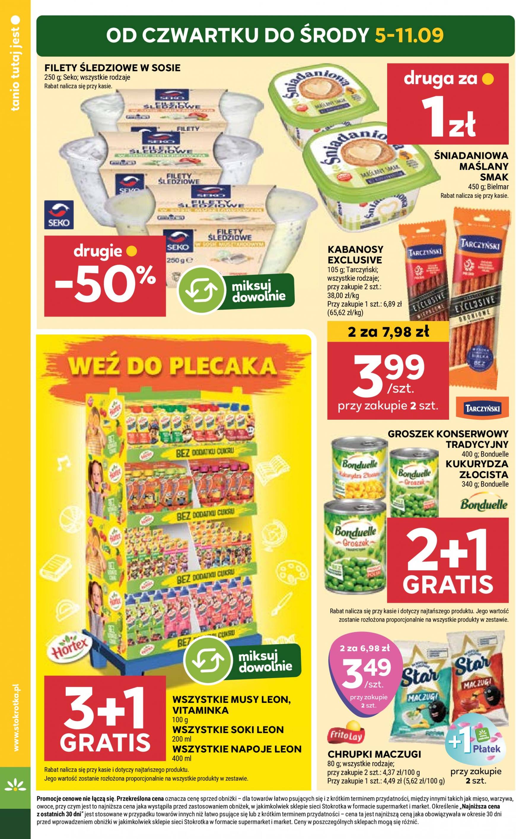 stokrotka - Aktualna Stokrotka - Supermarket gazetka ważna od 05.09. - 11.09. - page: 4