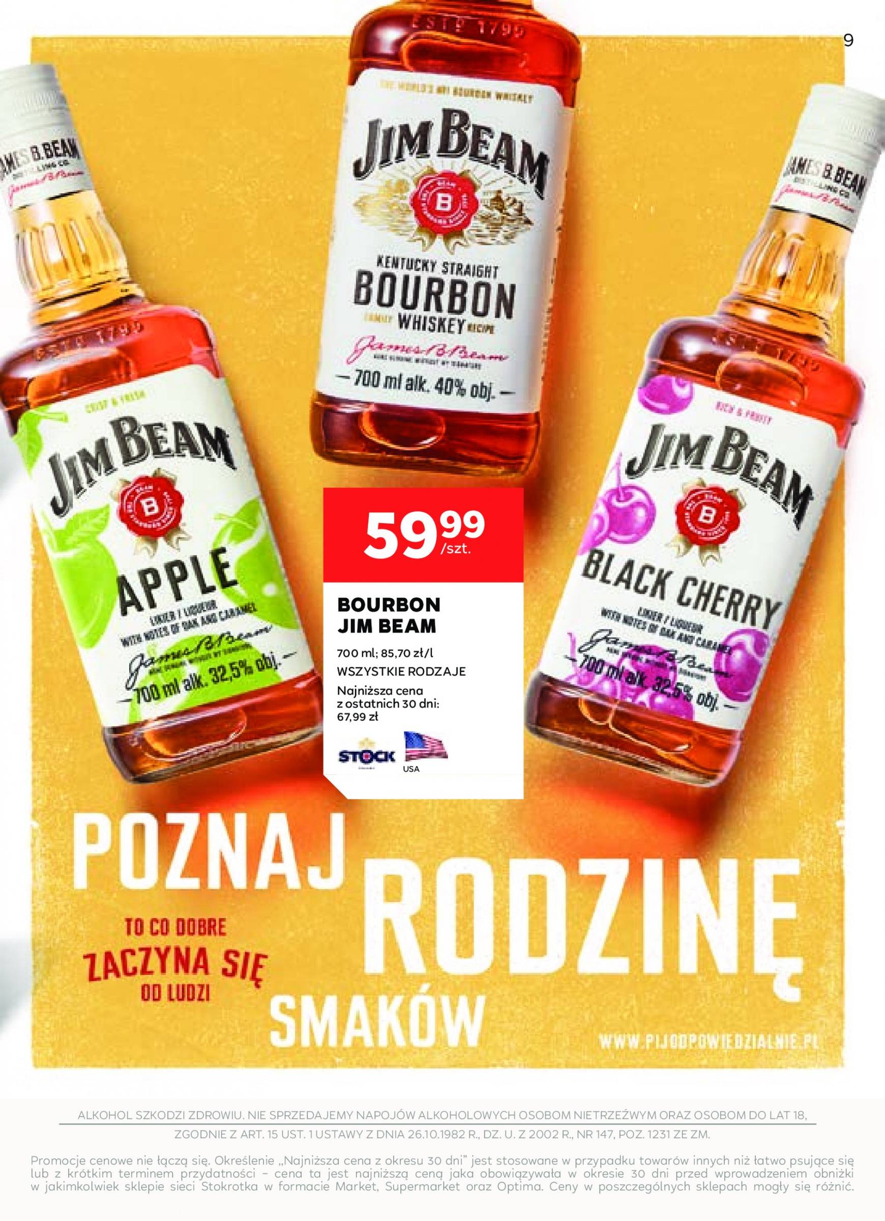 stokrotka - Aktualna Stokrotka - Oferta alkoholowa gazetka ważna od 12.09. - 09.10. - page: 9