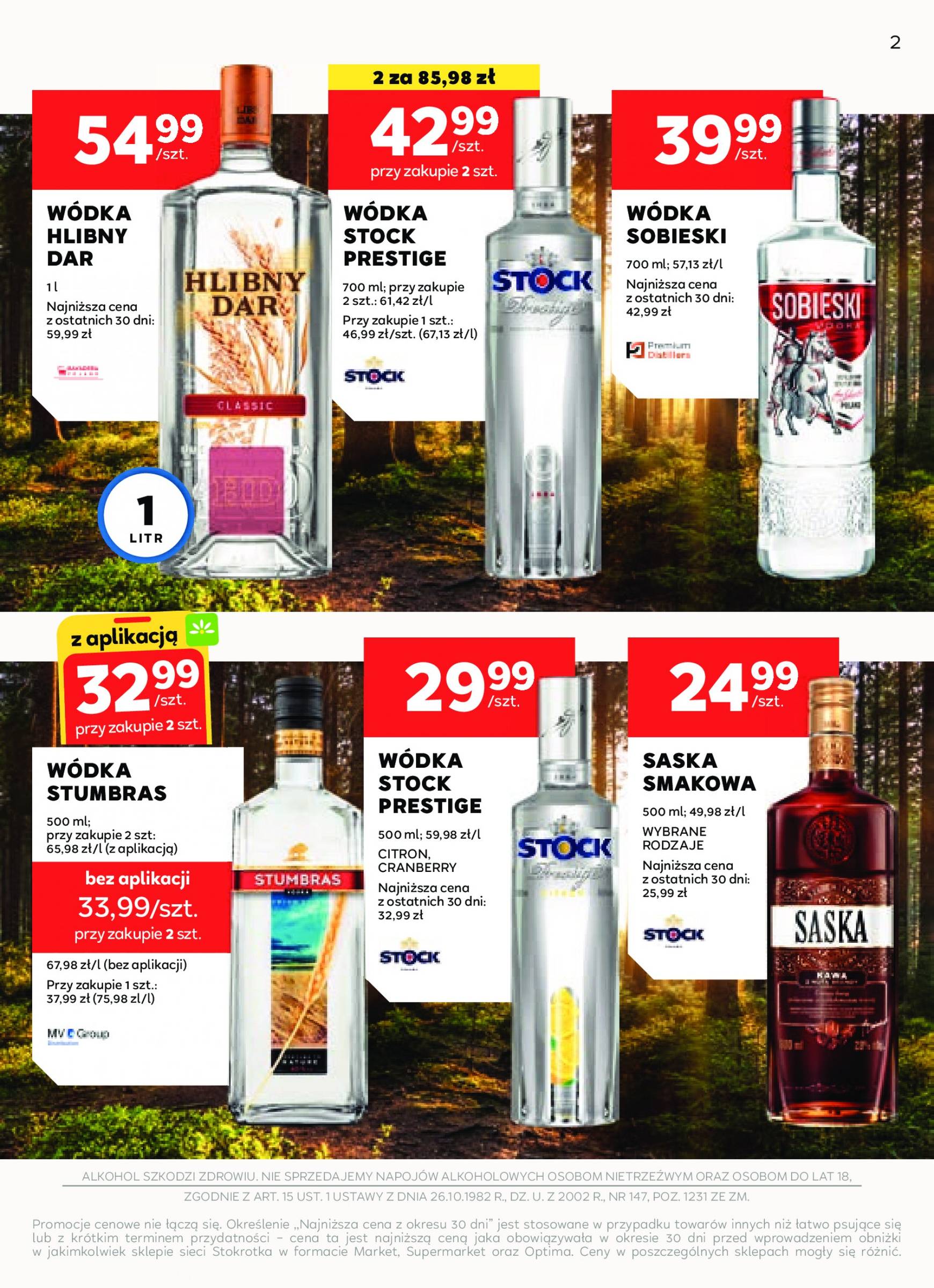 stokrotka - Aktualna Stokrotka - Oferta alkoholowa gazetka ważna od 12.09. - 09.10. - page: 2