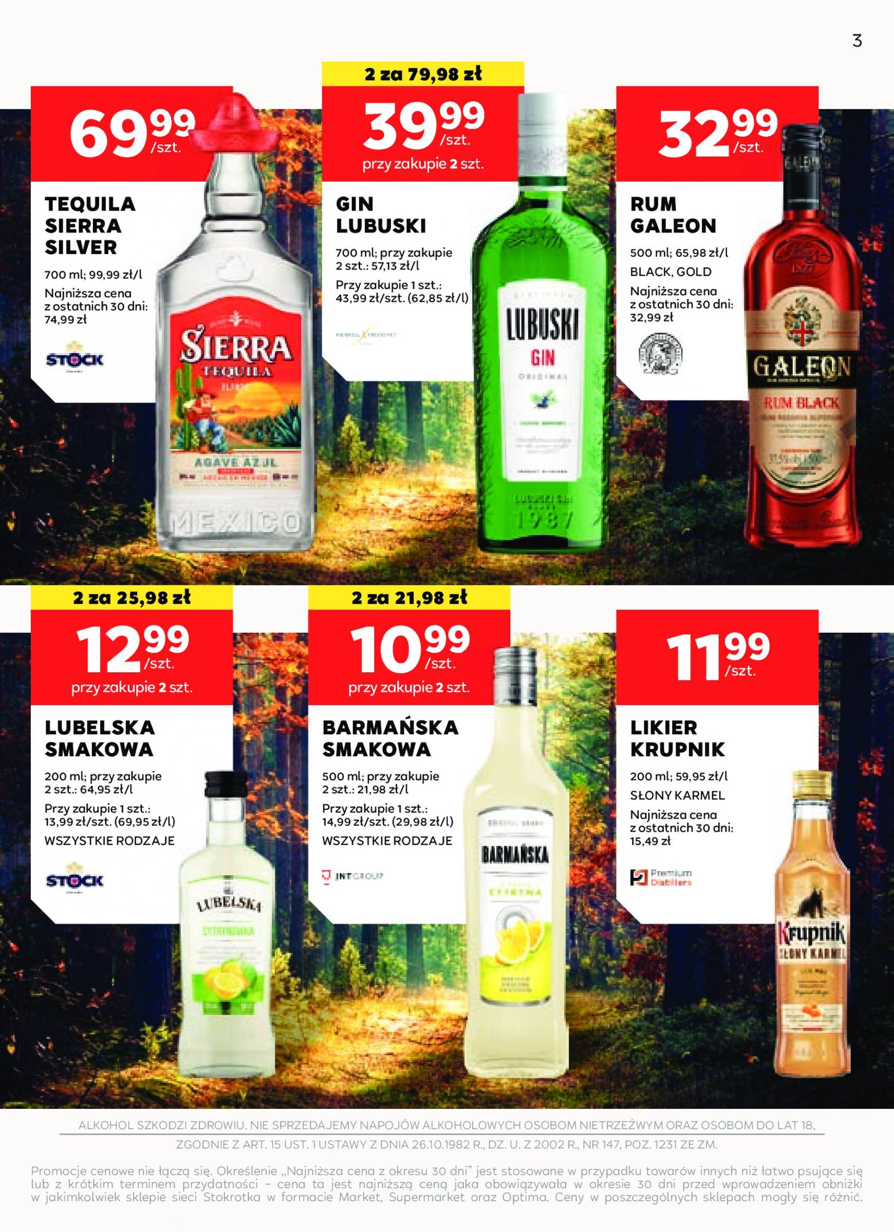 stokrotka - Aktualna Stokrotka - Oferta alkoholowa gazetka ważna od 12.09. - 09.10. - page: 3