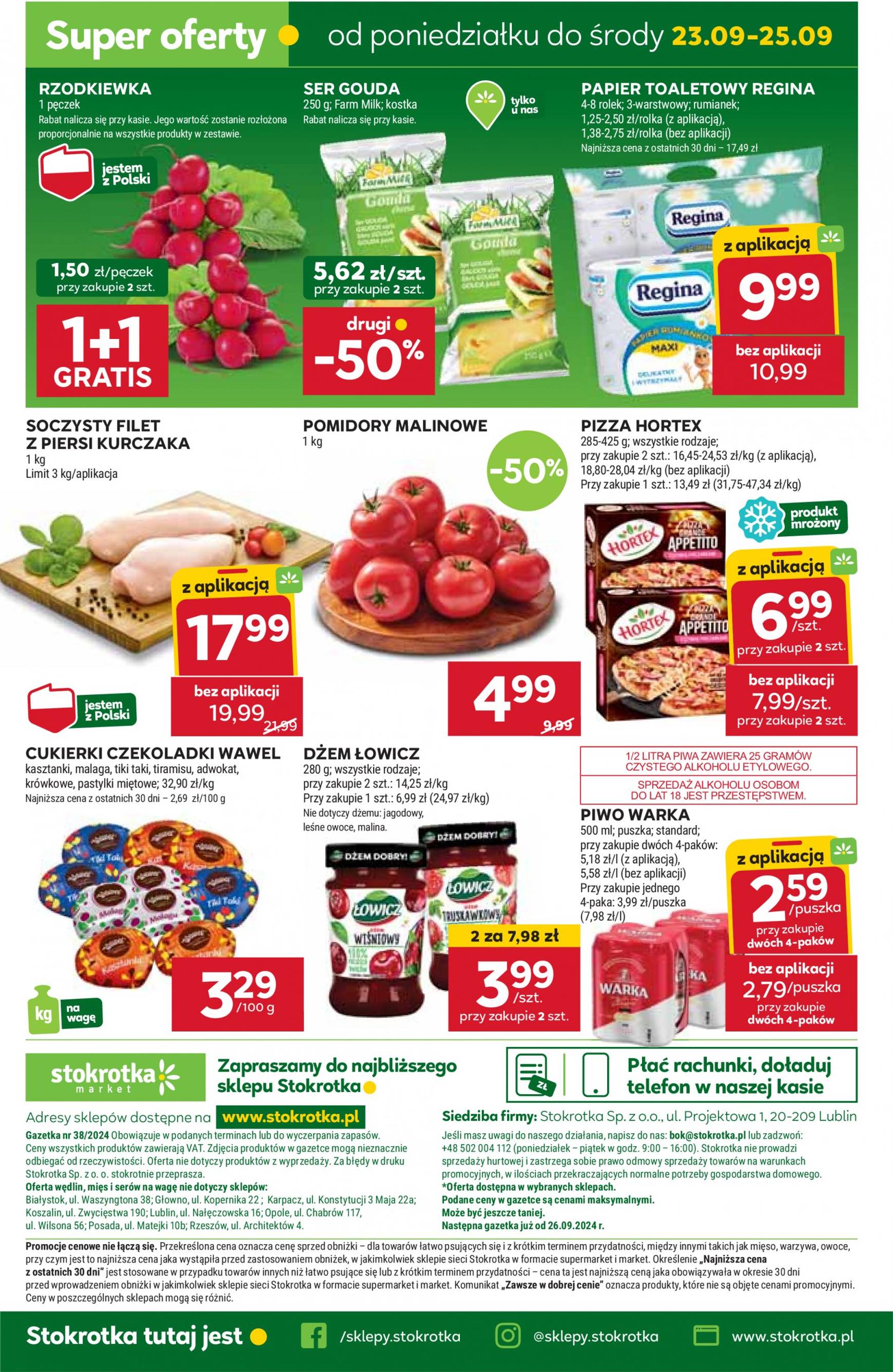 stokrotka - Aktualna Stokrotka - Market gazetka ważna od 19.09. - 25.09. - page: 19