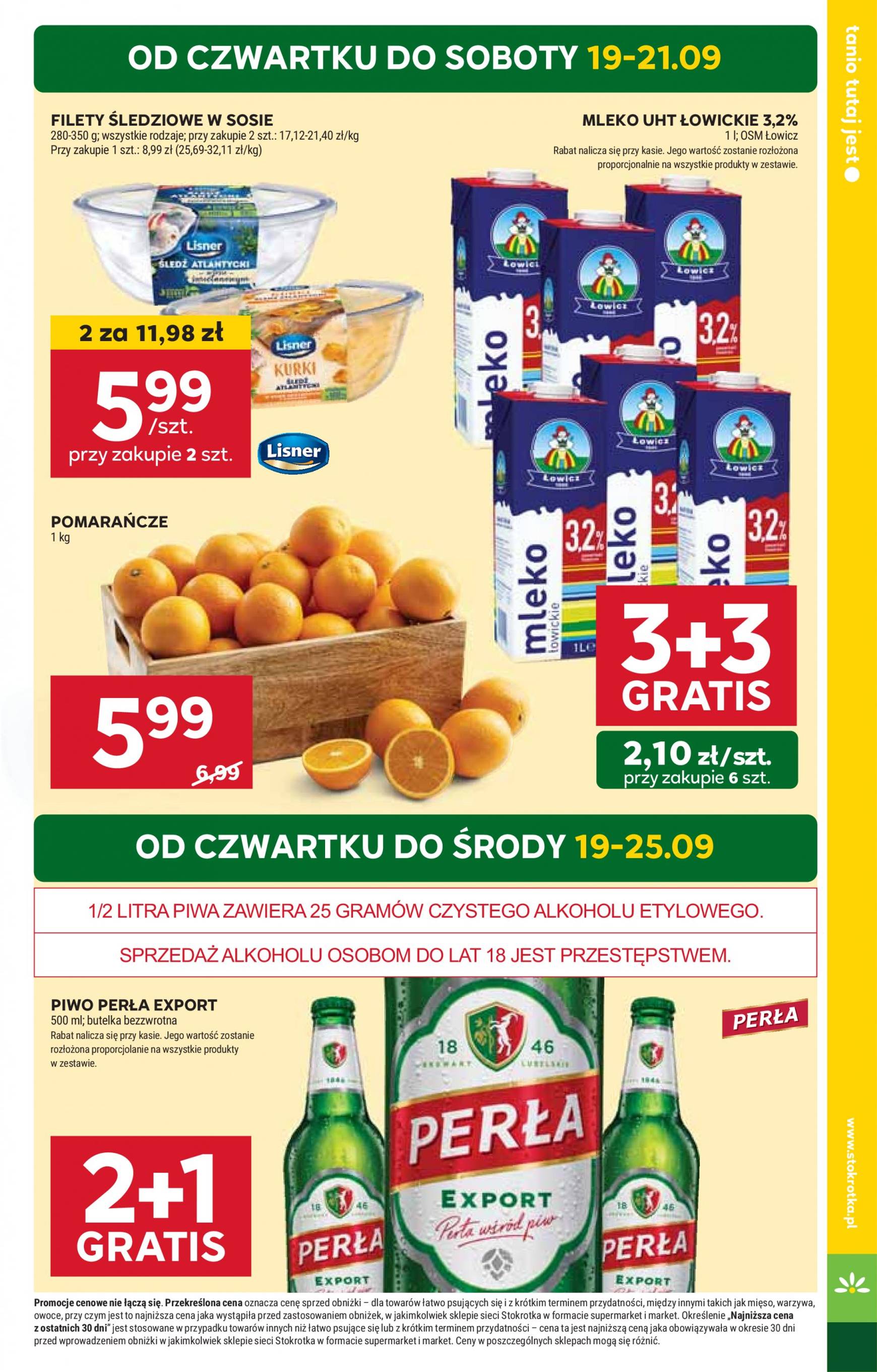 stokrotka - Aktualna Stokrotka - Supermarket gazetka ważna od 19.09. - 25.09. - page: 3