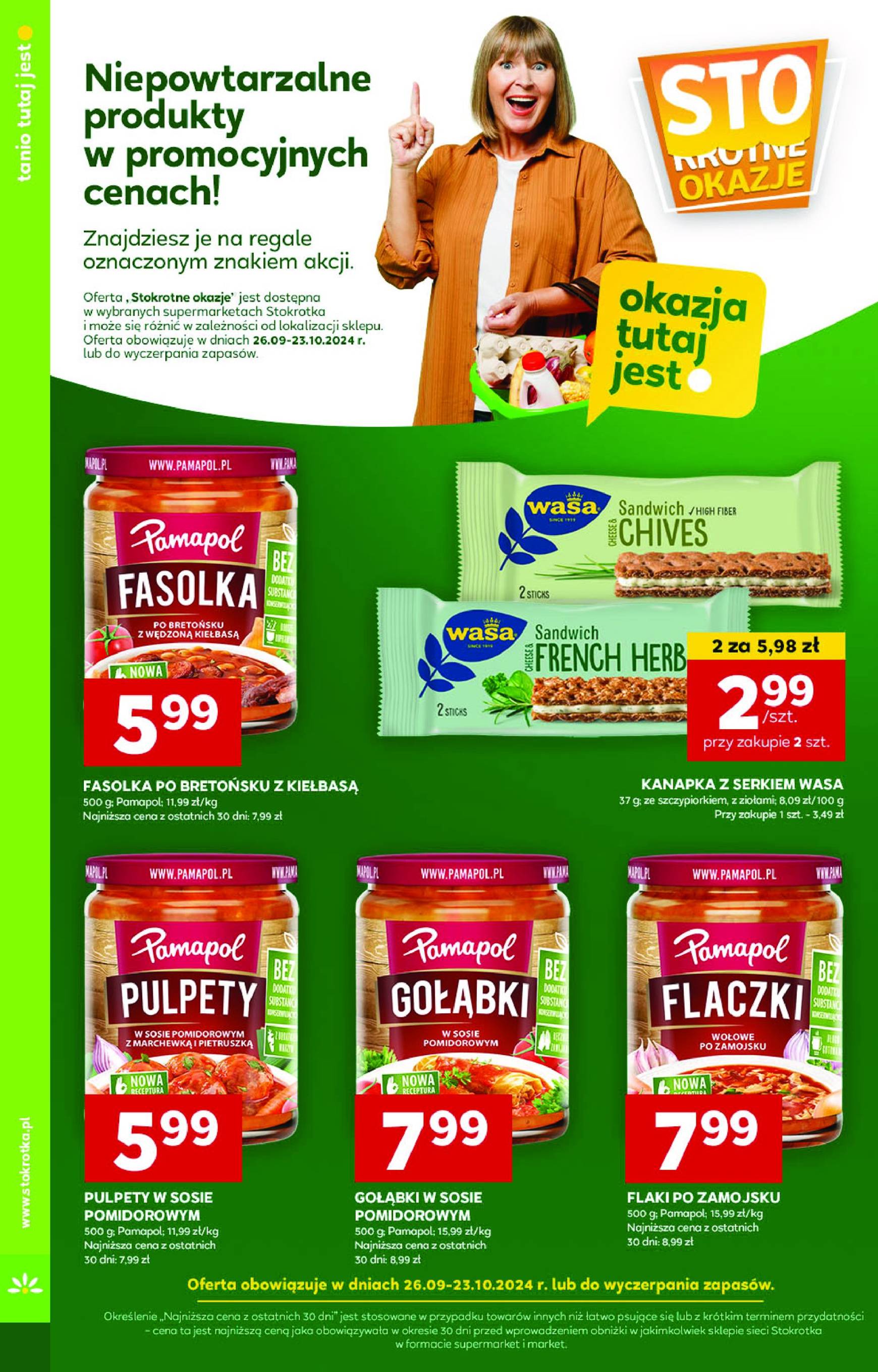 stokrotka - Aktualna Stokrotka - Supermarket gazetka ważna od 26.09. - 02.10. - page: 8