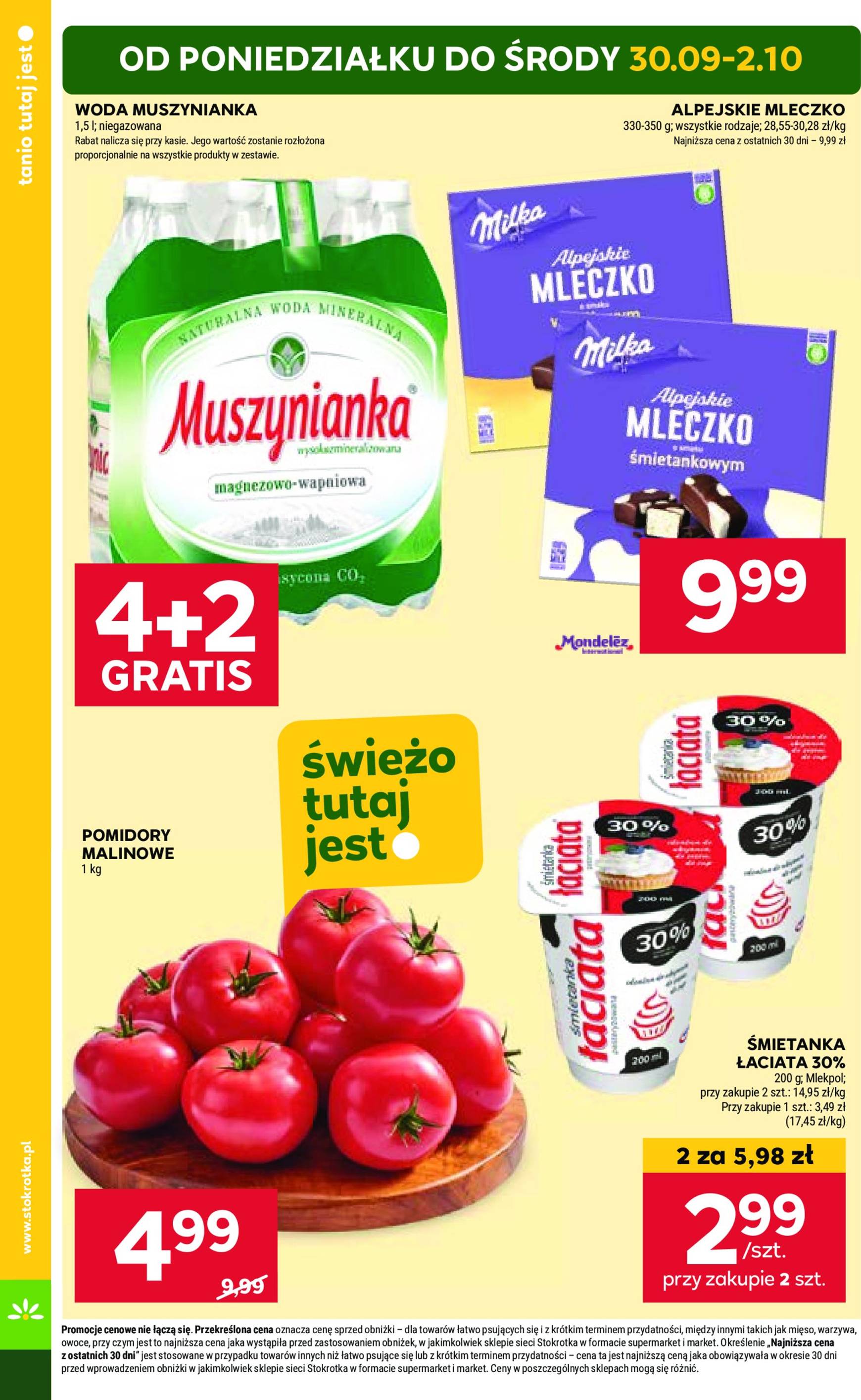 stokrotka - Aktualna Stokrotka - Supermarket gazetka ważna od 26.09. - 02.10. - page: 6