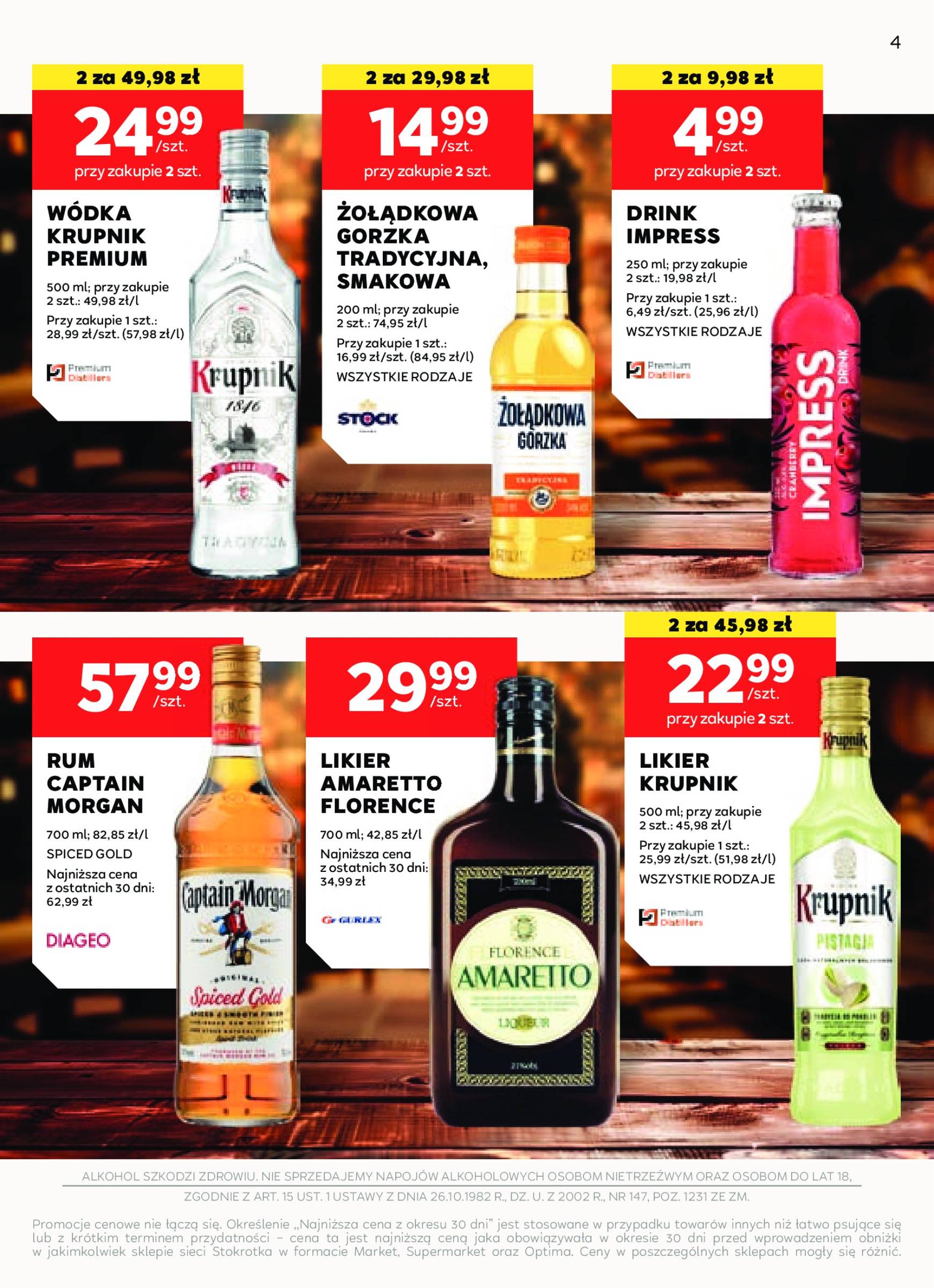 stokrotka - Stokrotka - Oferta alkoholowa gazetka ważna od 10.10. - 06.11. - page: 4