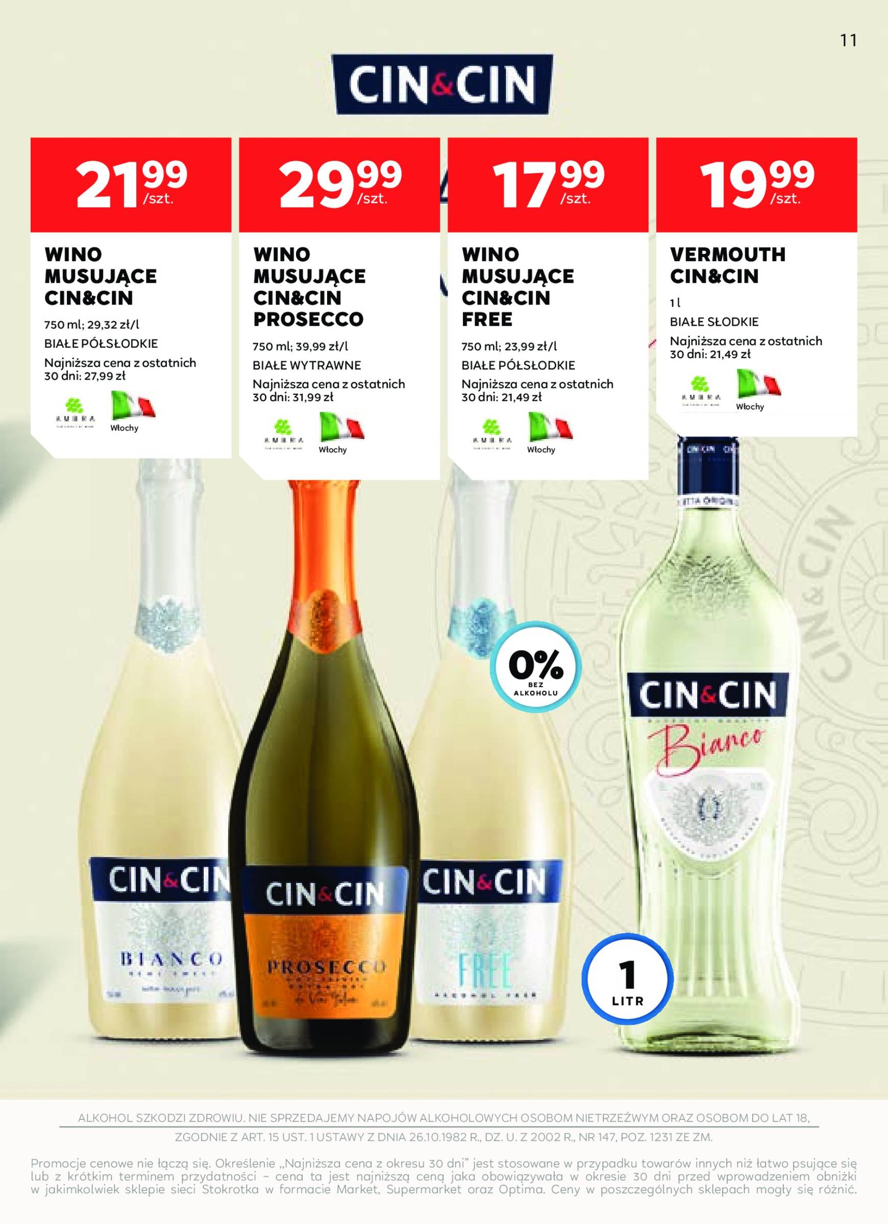 stokrotka - Stokrotka - Oferta alkoholowa gazetka ważna od 10.10. - 06.11. - page: 11