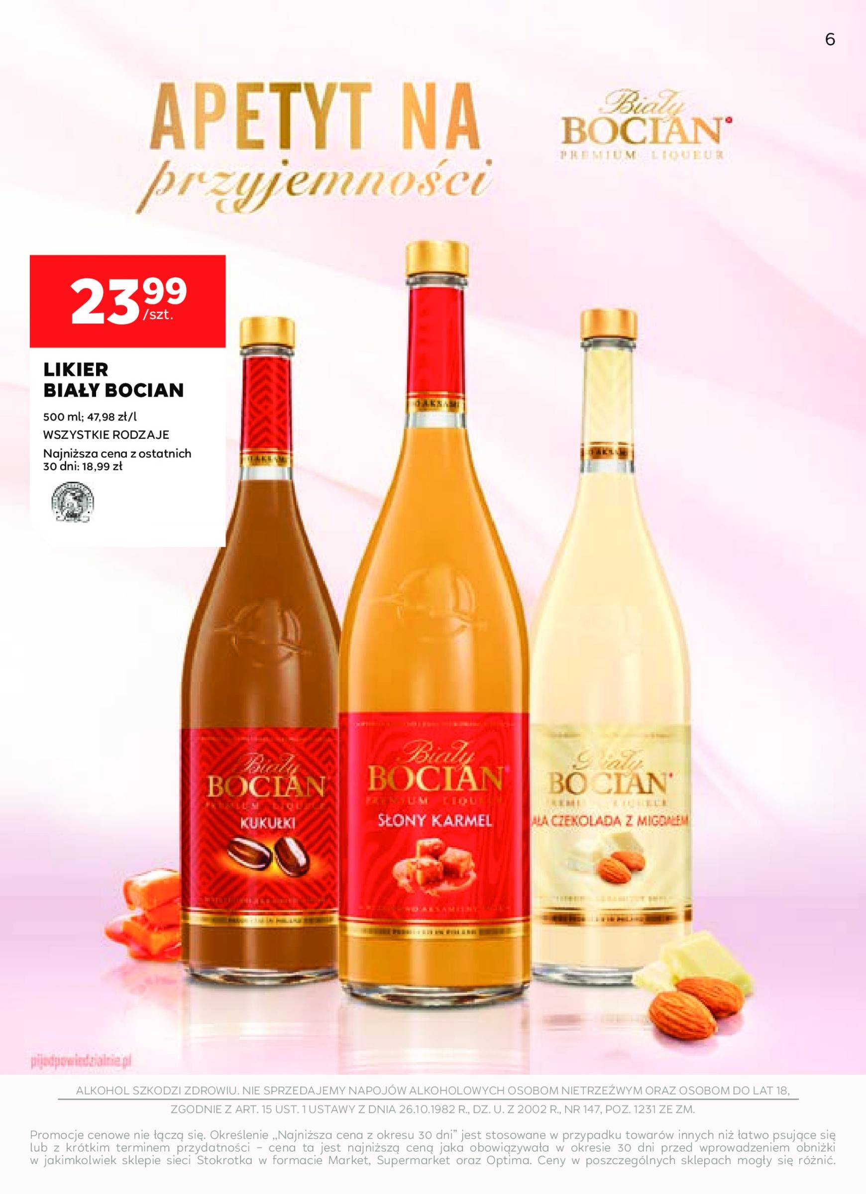 stokrotka - Stokrotka - Oferta alkoholowa gazetka ważna od 10.10. - 06.11. - page: 6